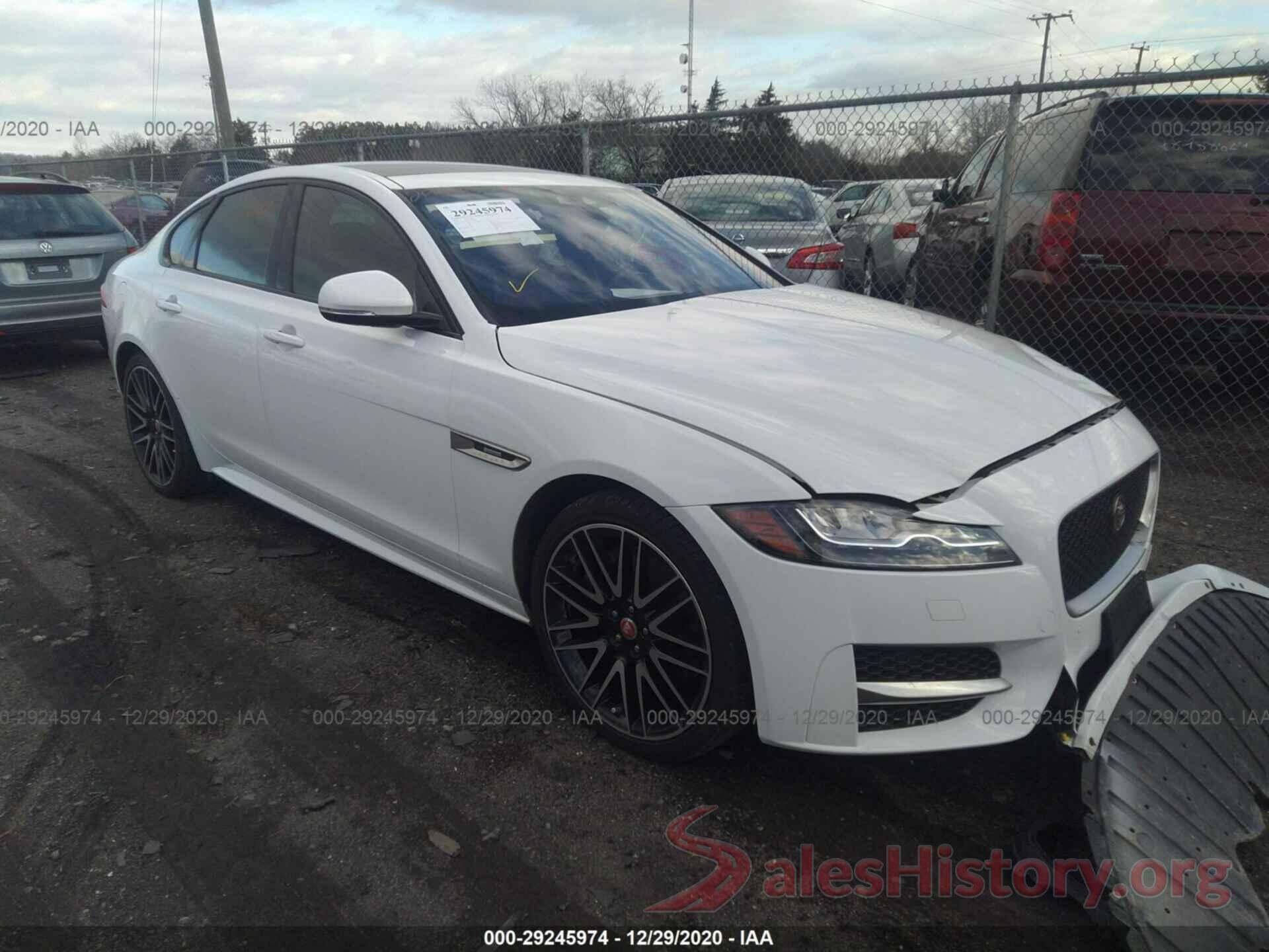 SAJBL4BV4GCY13822 2016 JAGUAR XF