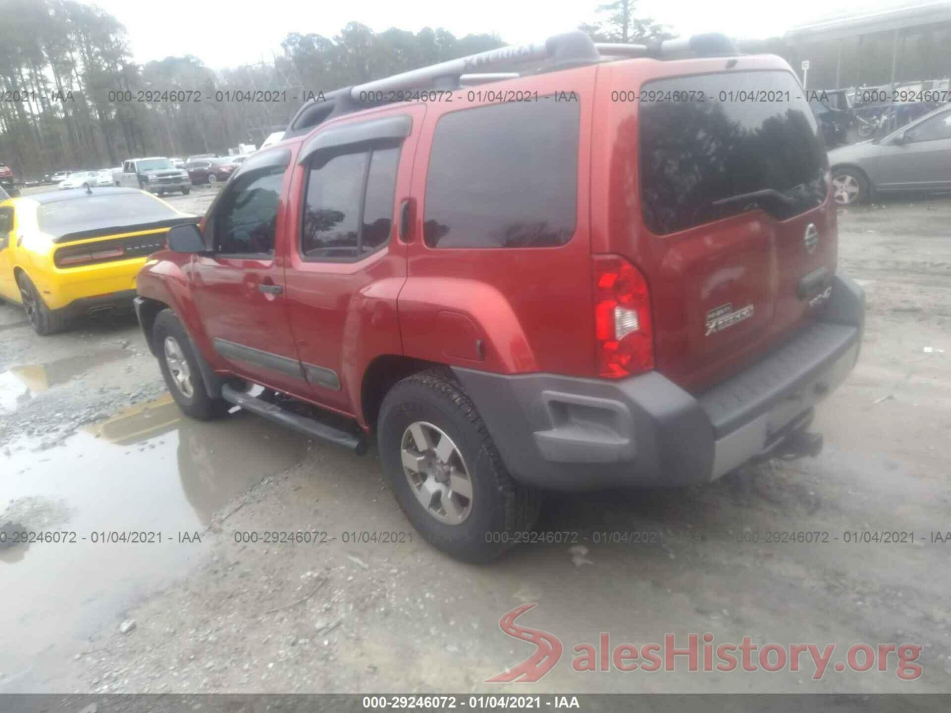 5N1AN0NW3BC504106 2011 NISSAN XTERRA