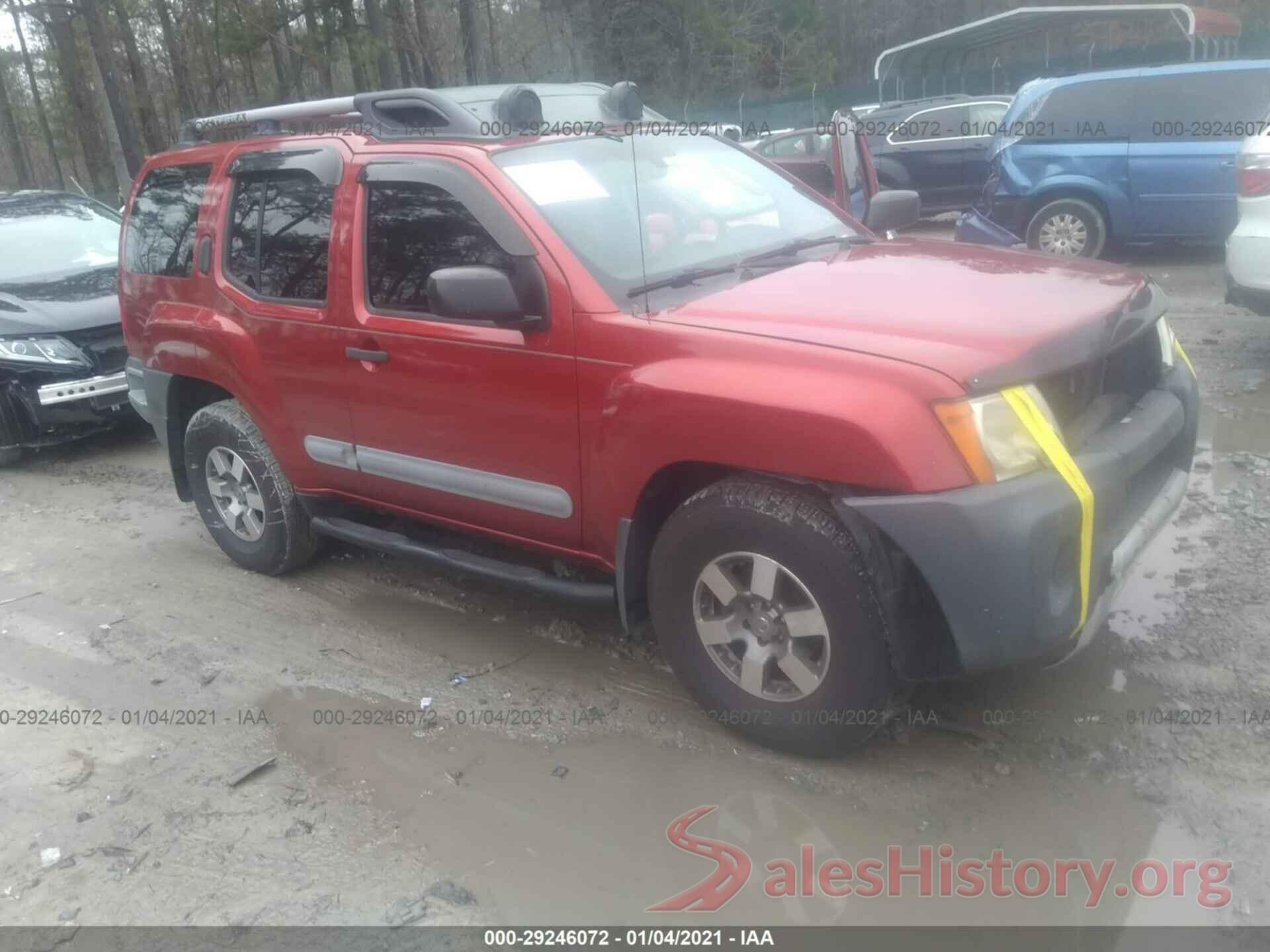 5N1AN0NW3BC504106 2011 NISSAN XTERRA