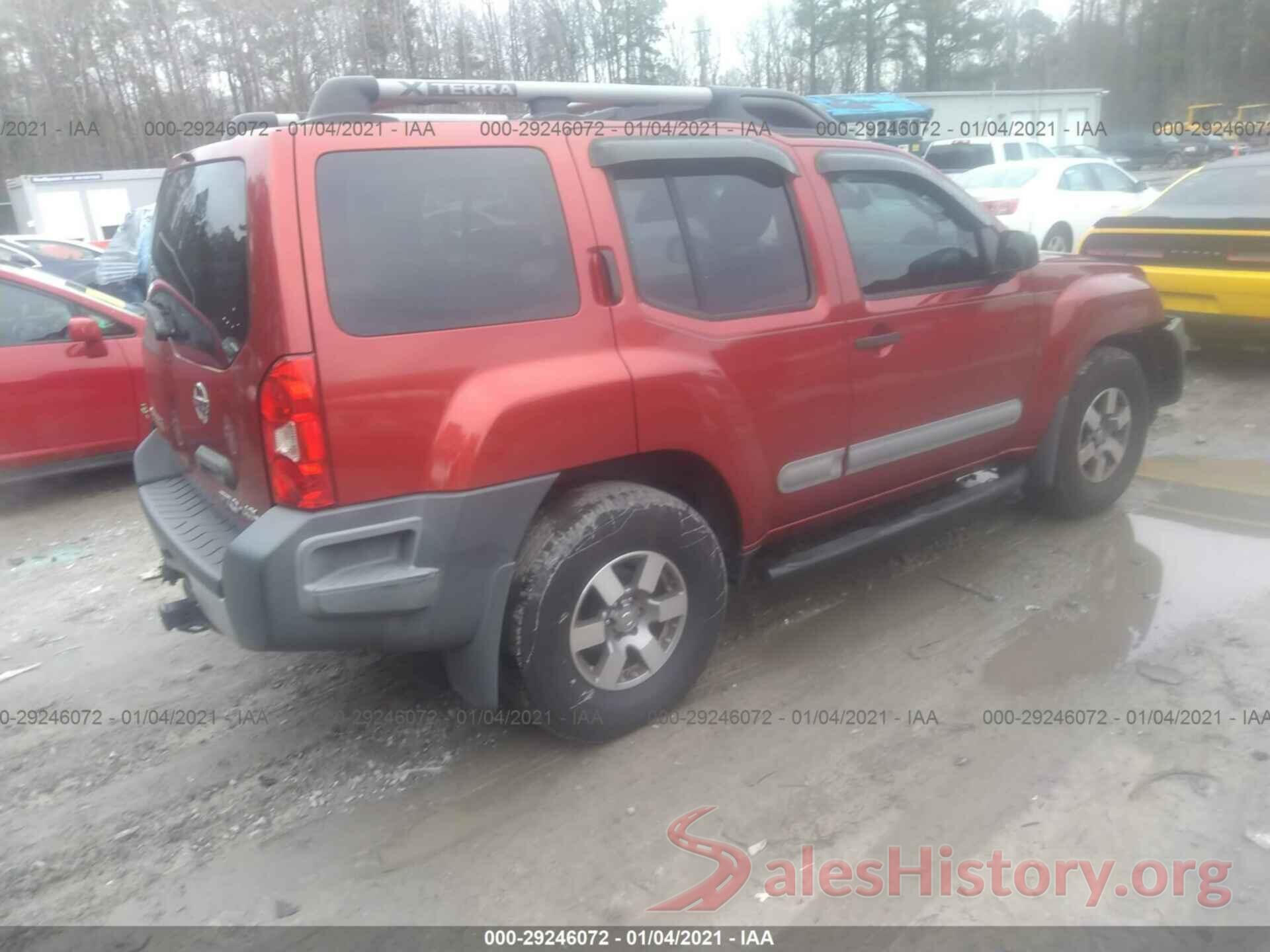 5N1AN0NW3BC504106 2011 NISSAN XTERRA