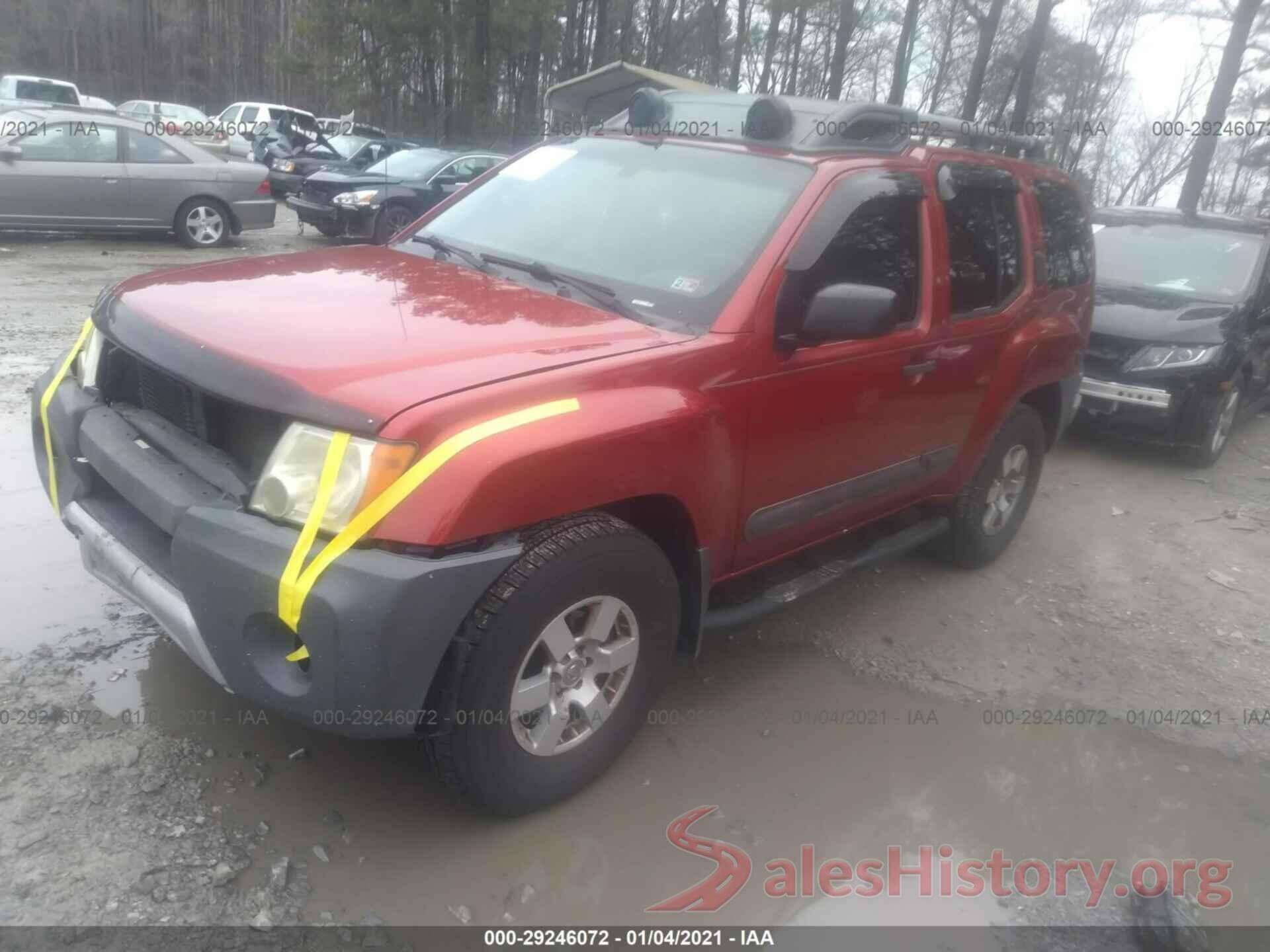 5N1AN0NW3BC504106 2011 NISSAN XTERRA