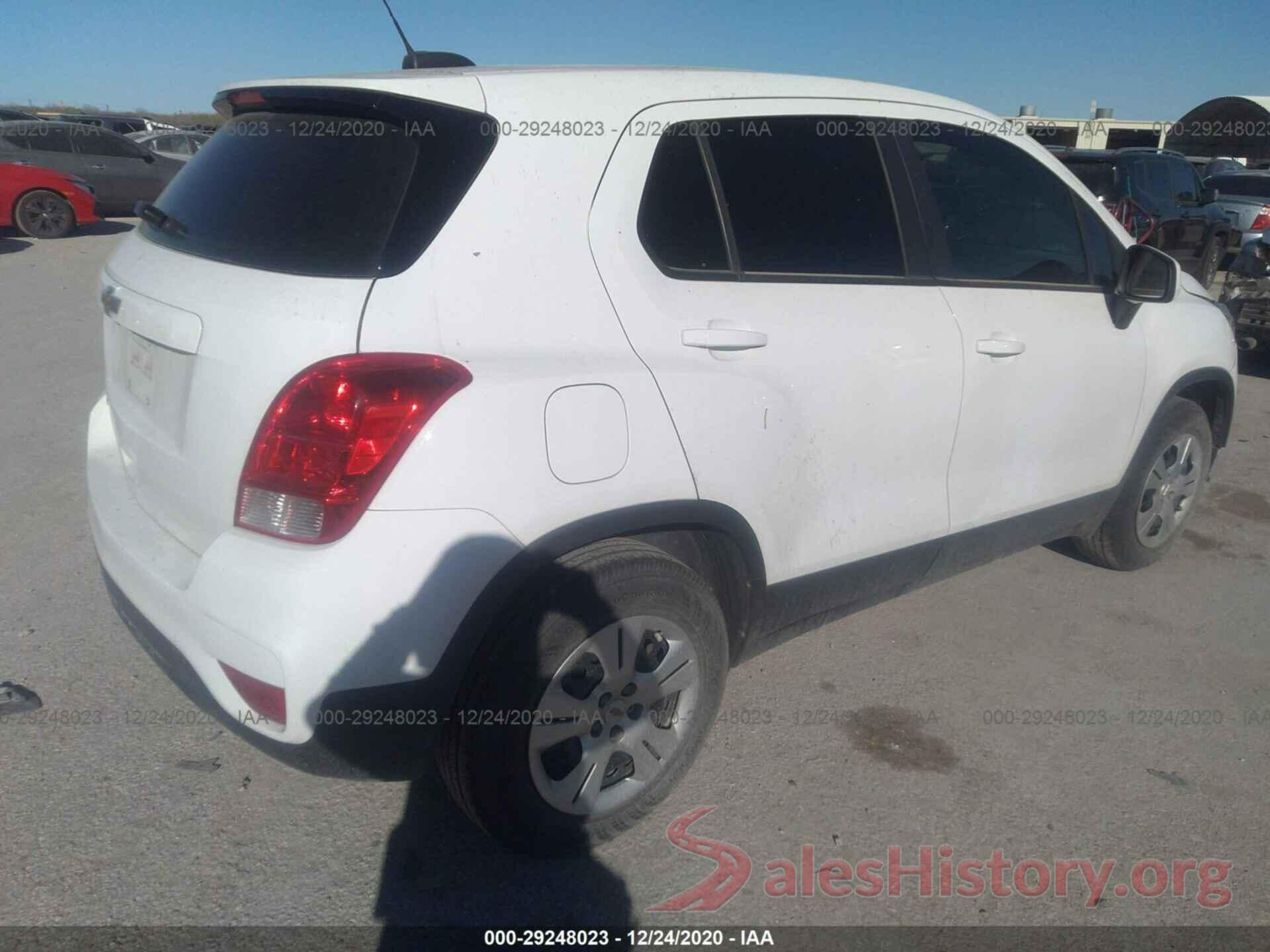 3GNCJKSB0HL221849 2017 CHEVROLET TRAX