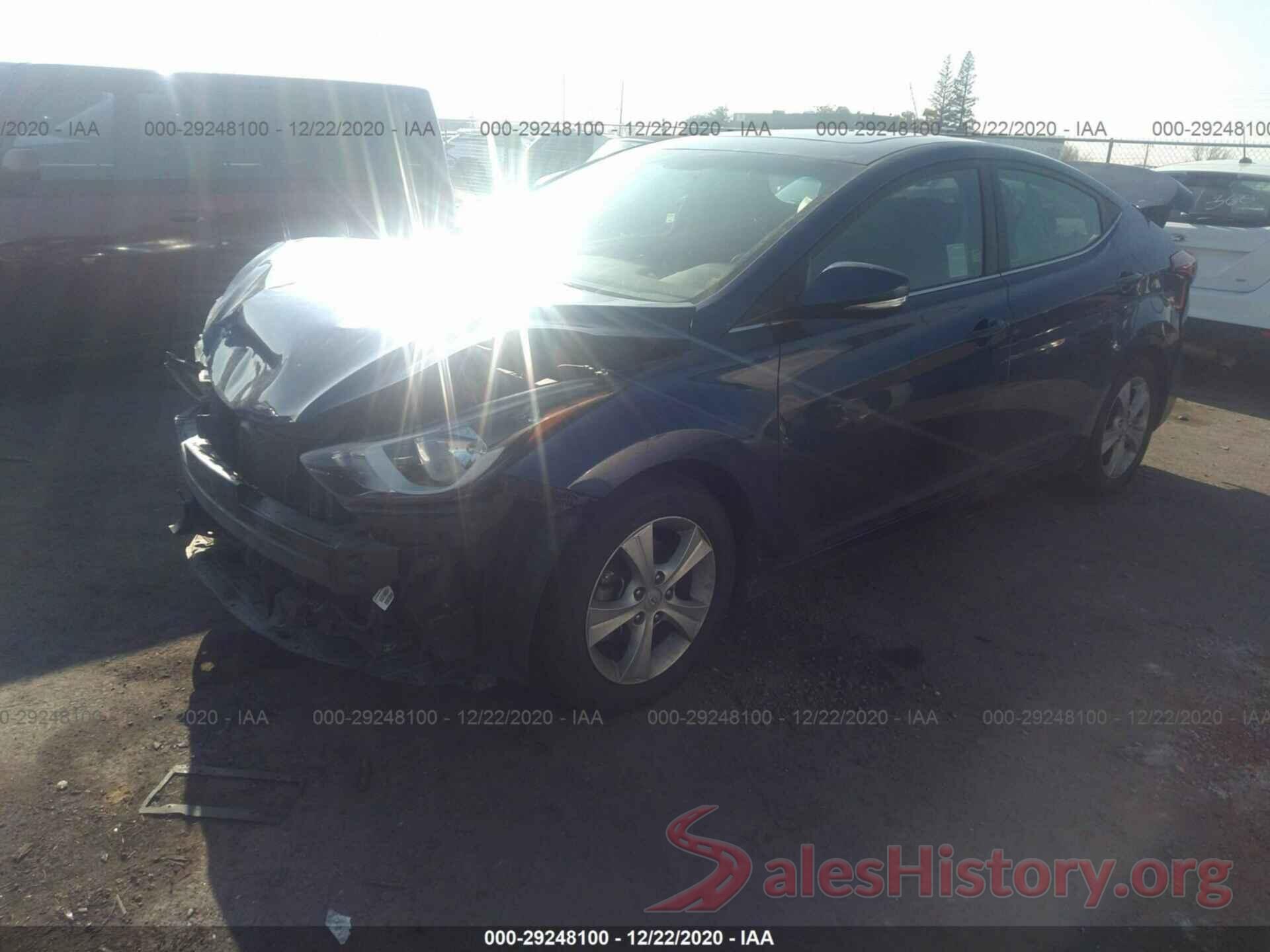 5NPDH4AE2GH729397 2016 HYUNDAI ELANTRA