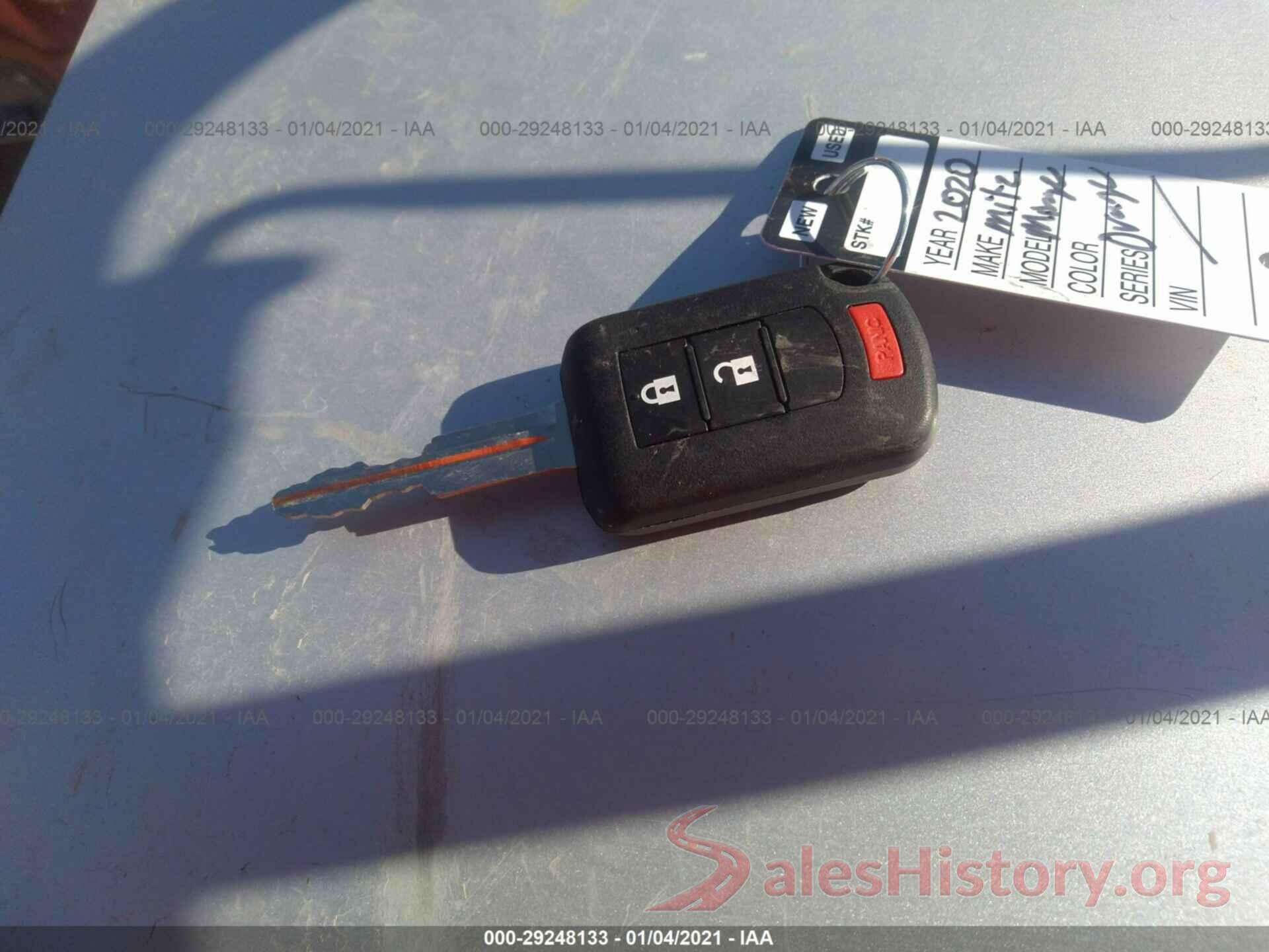 ML32A3HJ2LH002006 2020 MITSUBISHI MIRAGE