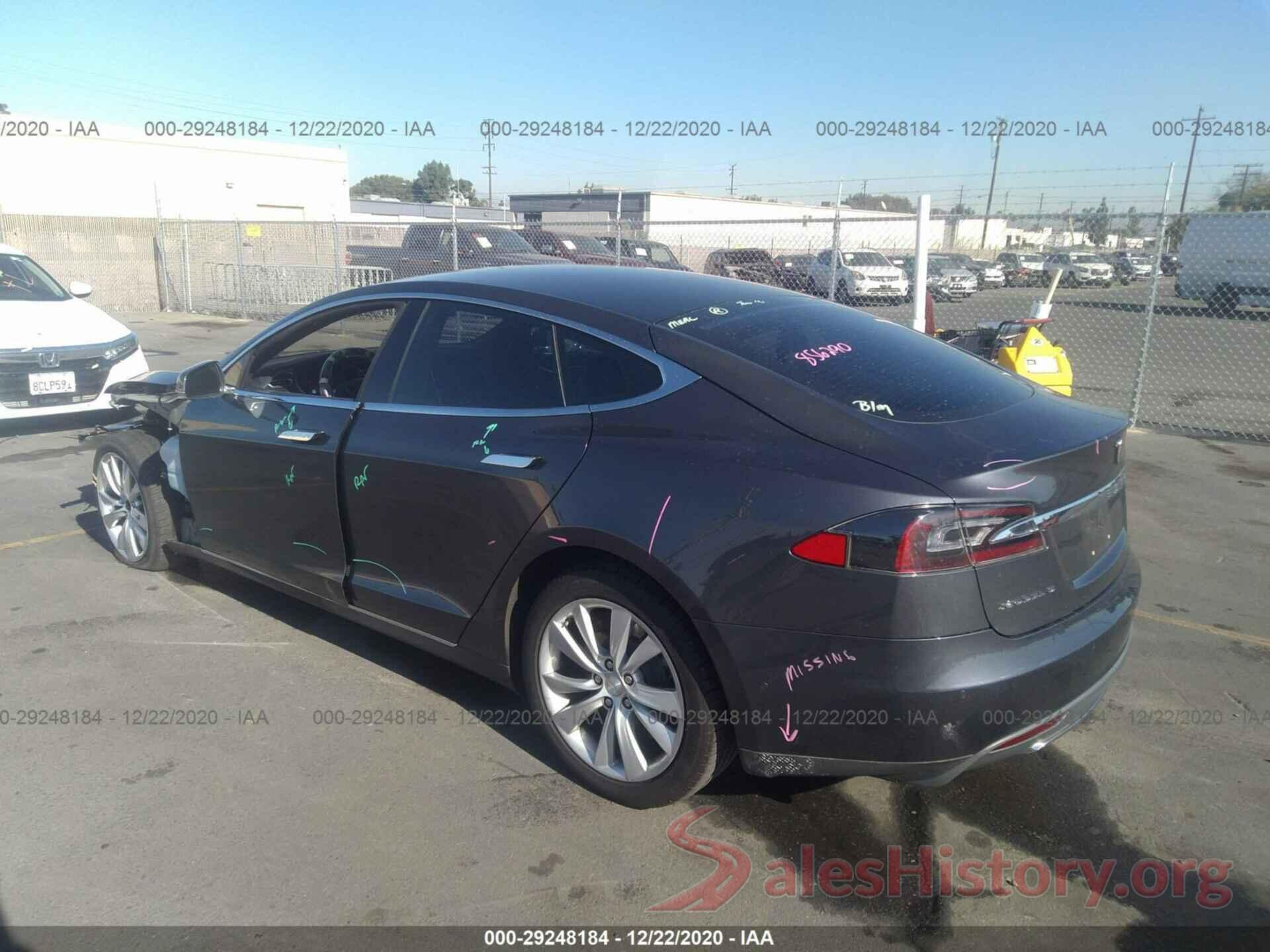 5YJSA1E27GF132397 2016 TESLA MODEL S