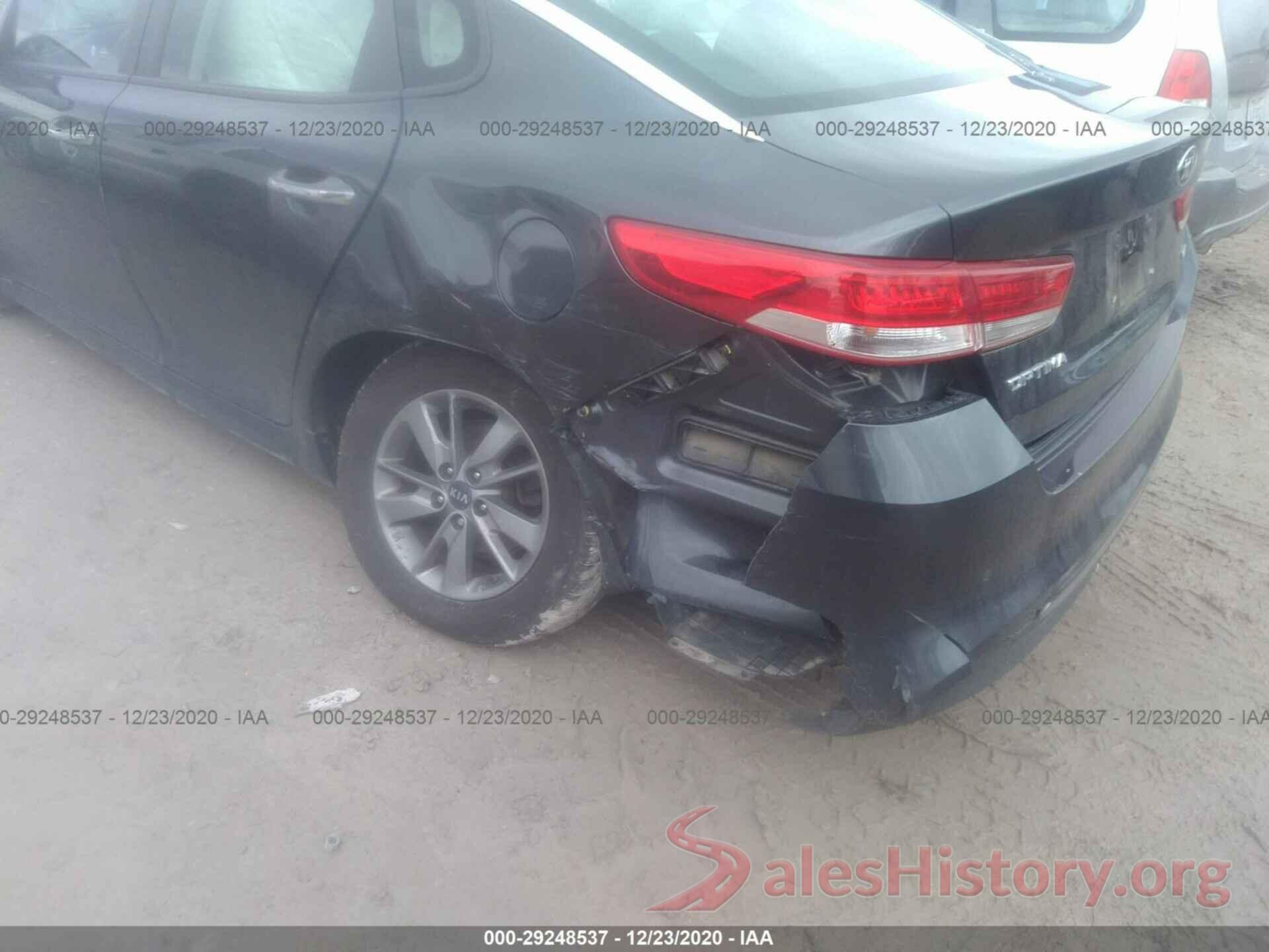 5XXGT4L11GG011437 2016 KIA OPTIMA