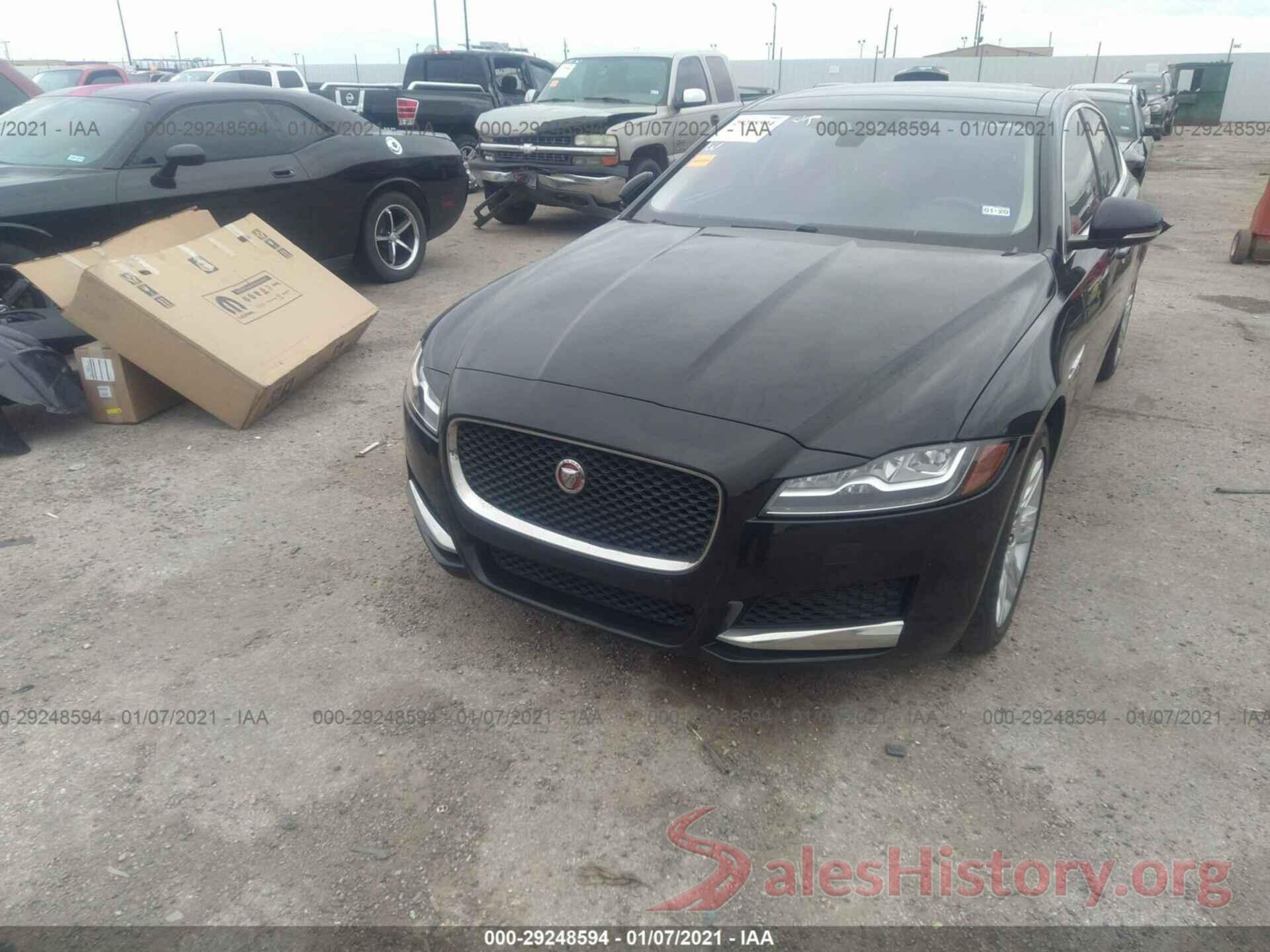 SAJBD4BV5GCY14331 2016 JAGUAR XF