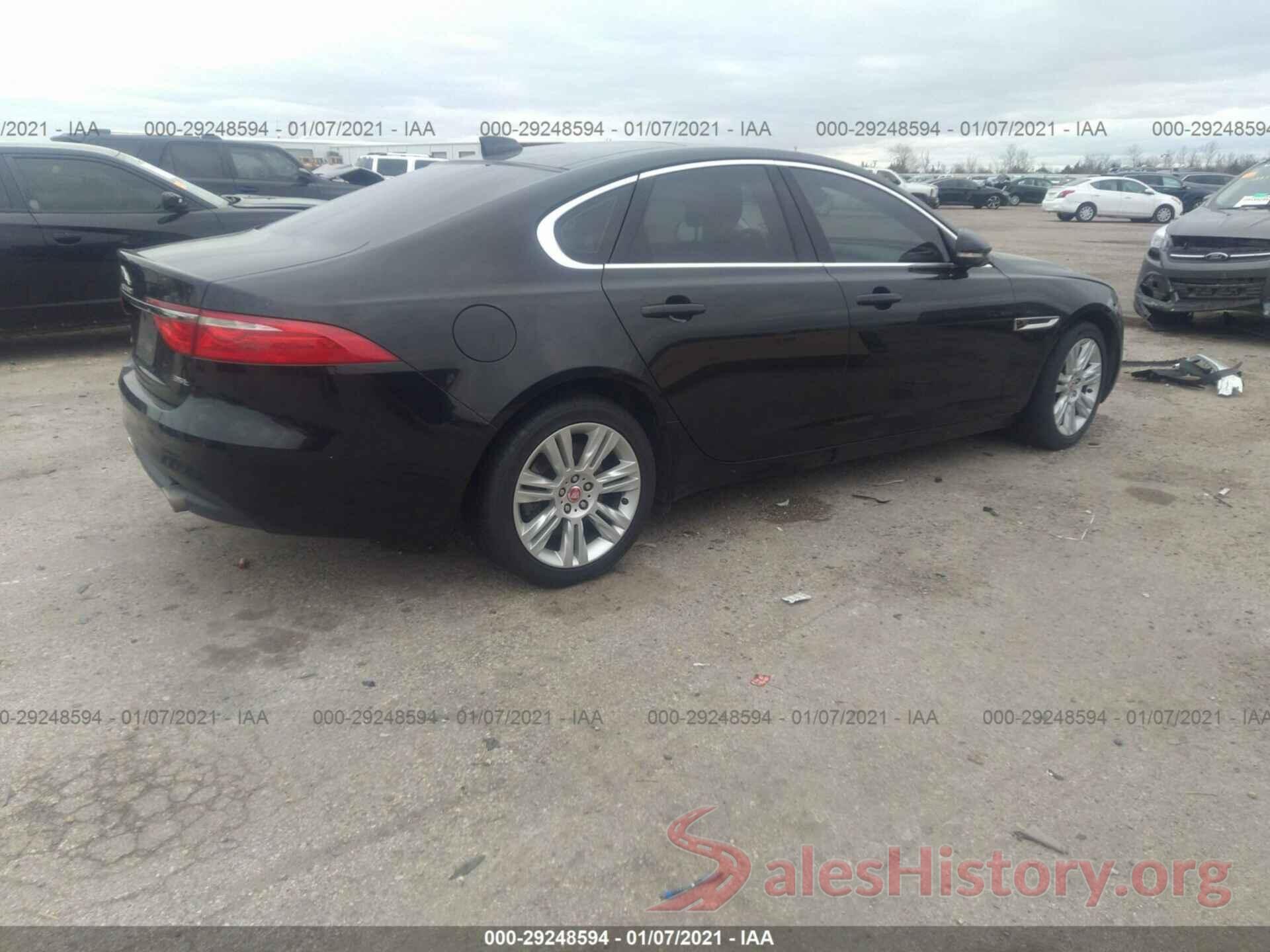 SAJBD4BV5GCY14331 2016 JAGUAR XF