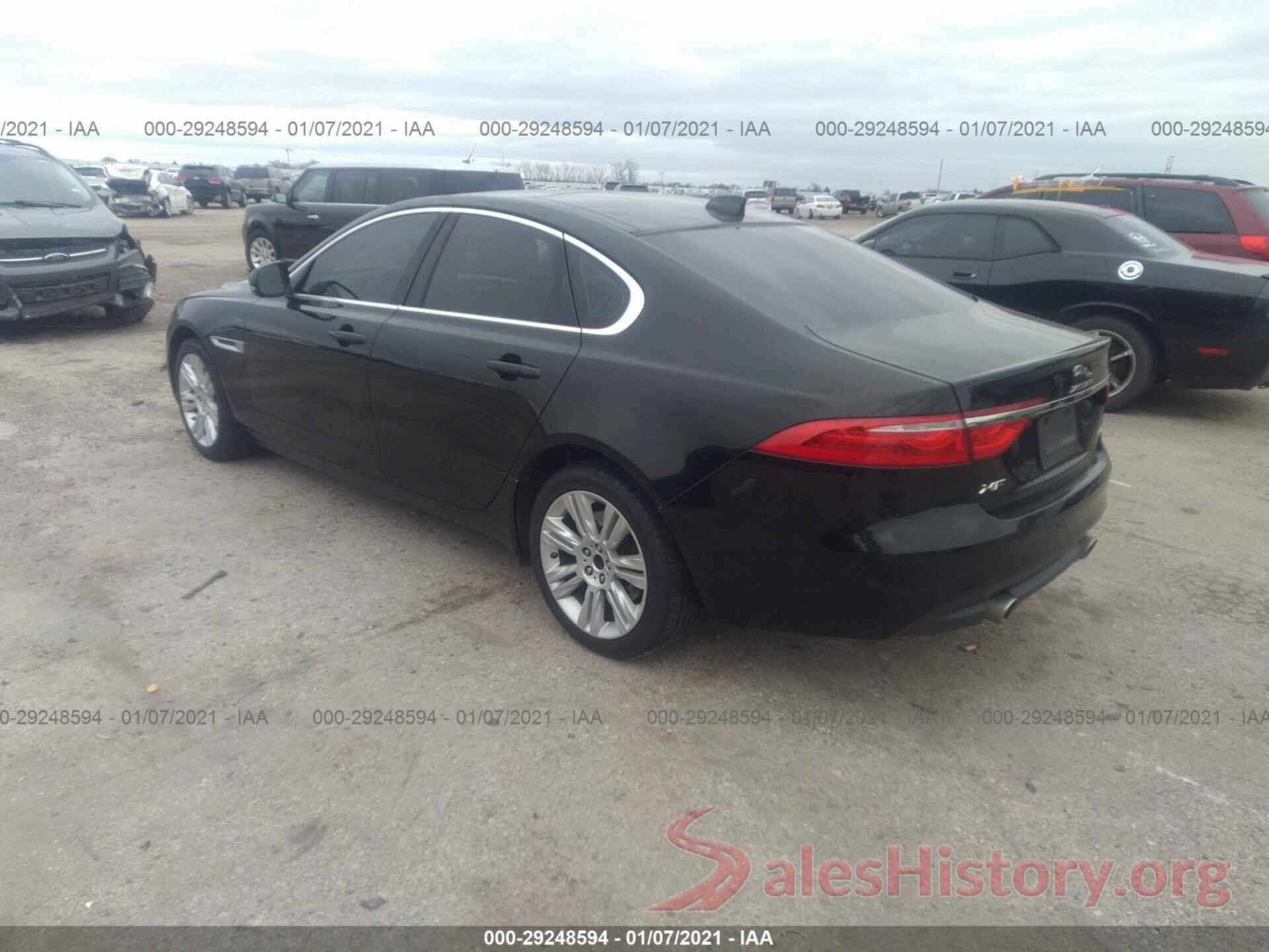 SAJBD4BV5GCY14331 2016 JAGUAR XF