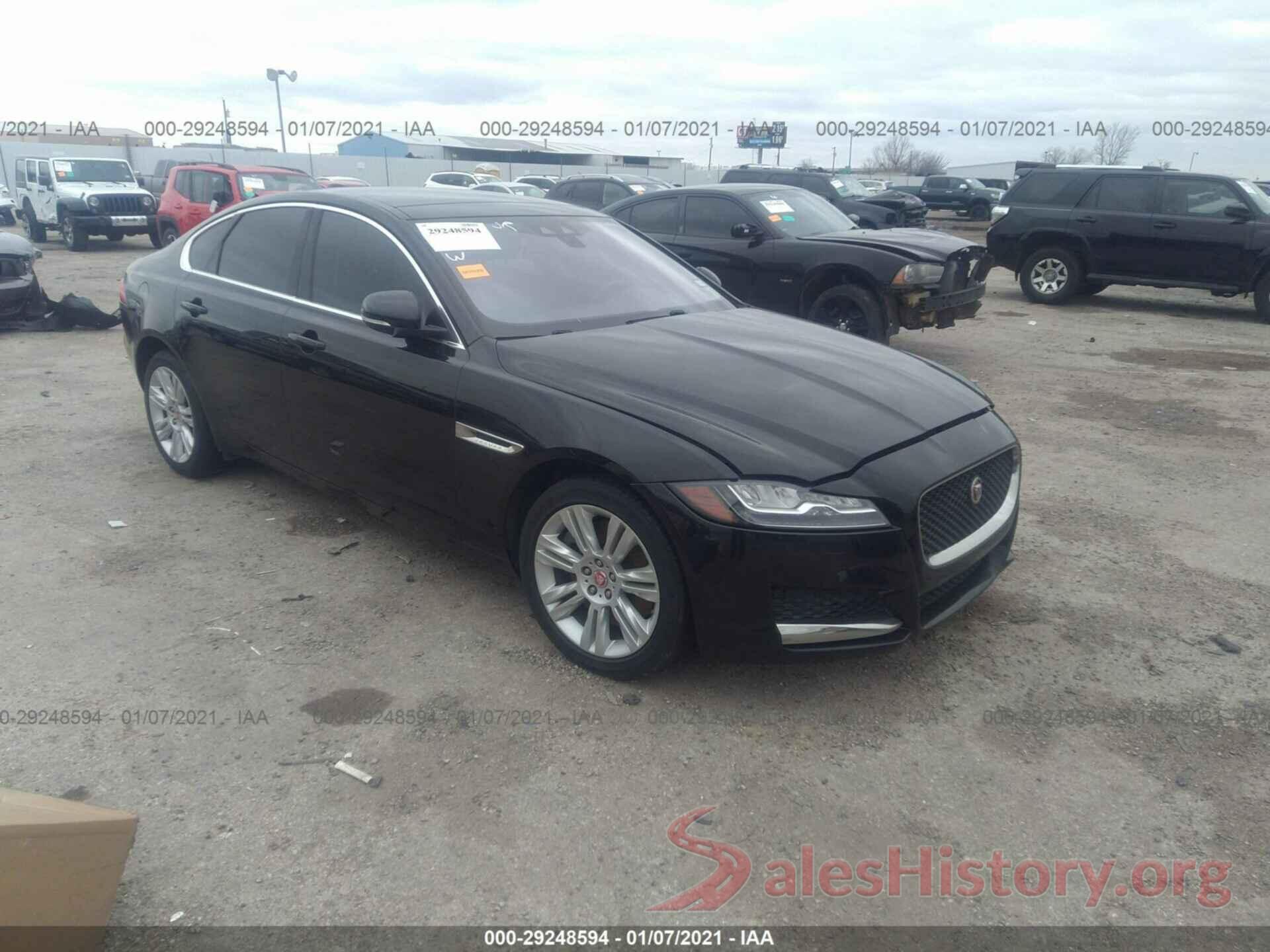 SAJBD4BV5GCY14331 2016 JAGUAR XF