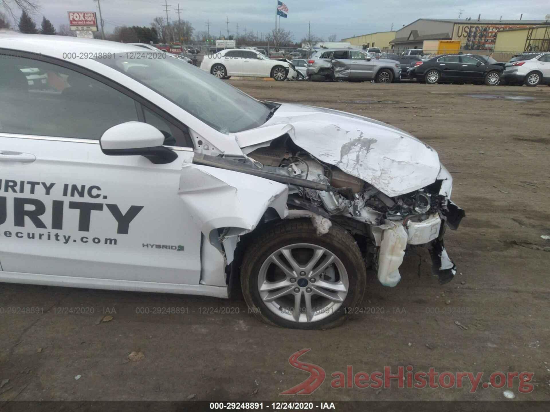 3FA6P0LU7JR175776 2018 FORD FUSION HYBRID