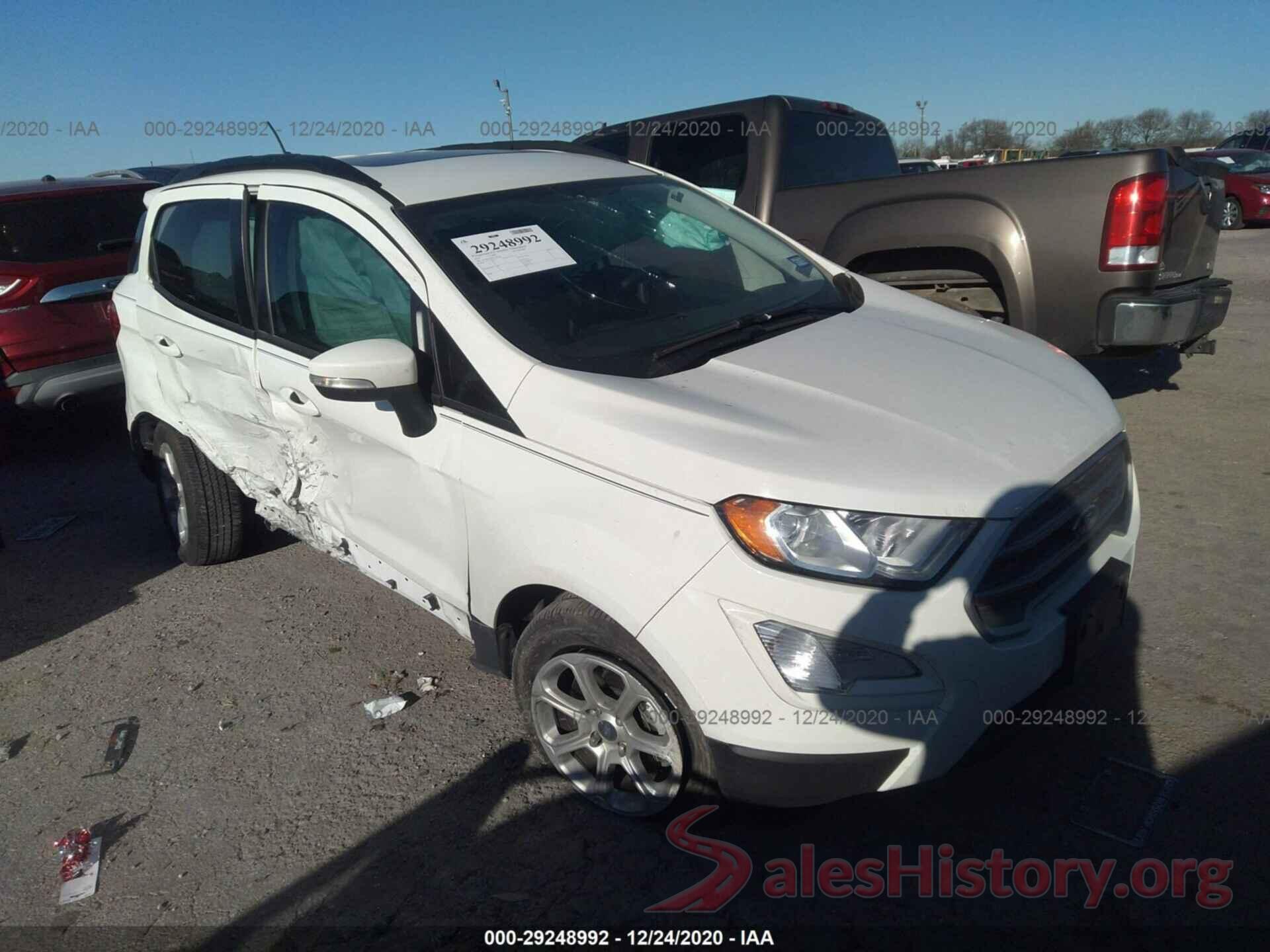 MAJ3S2GE1KC262461 2019 FORD ECOSPORT