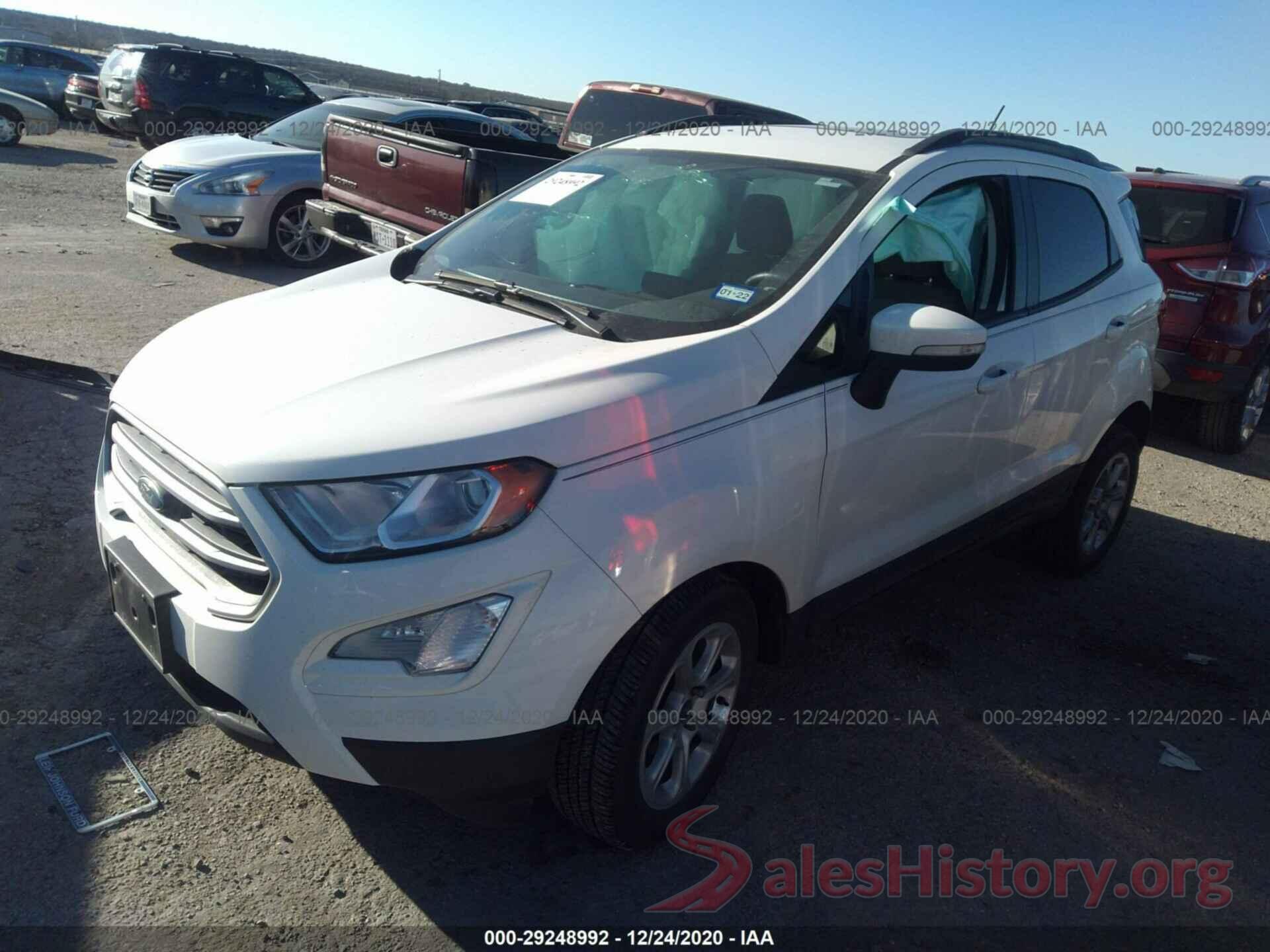 MAJ3S2GE1KC262461 2019 FORD ECOSPORT