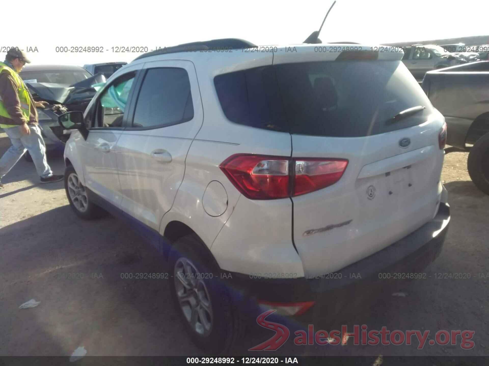 MAJ3S2GE1KC262461 2019 FORD ECOSPORT