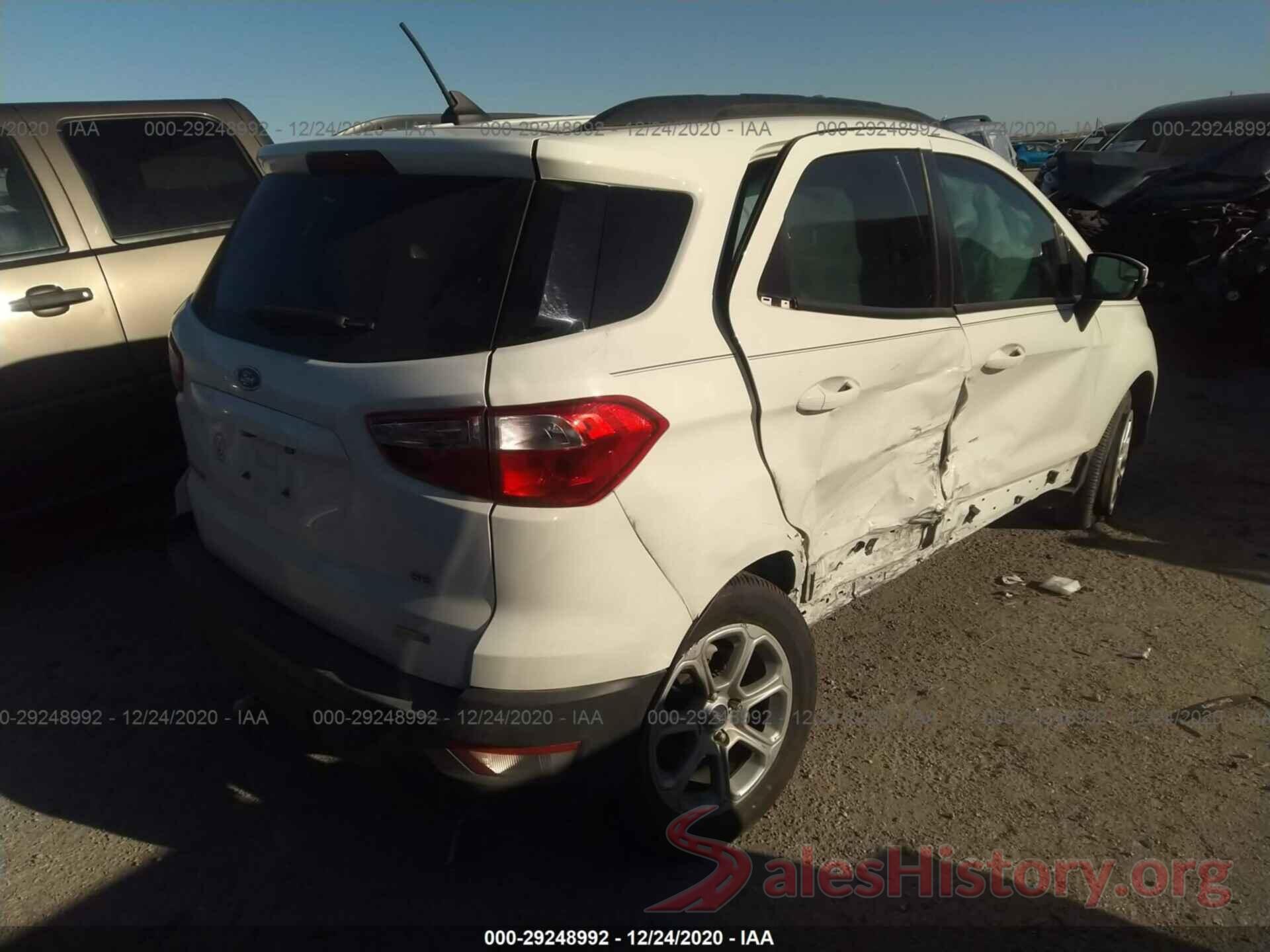 MAJ3S2GE1KC262461 2019 FORD ECOSPORT