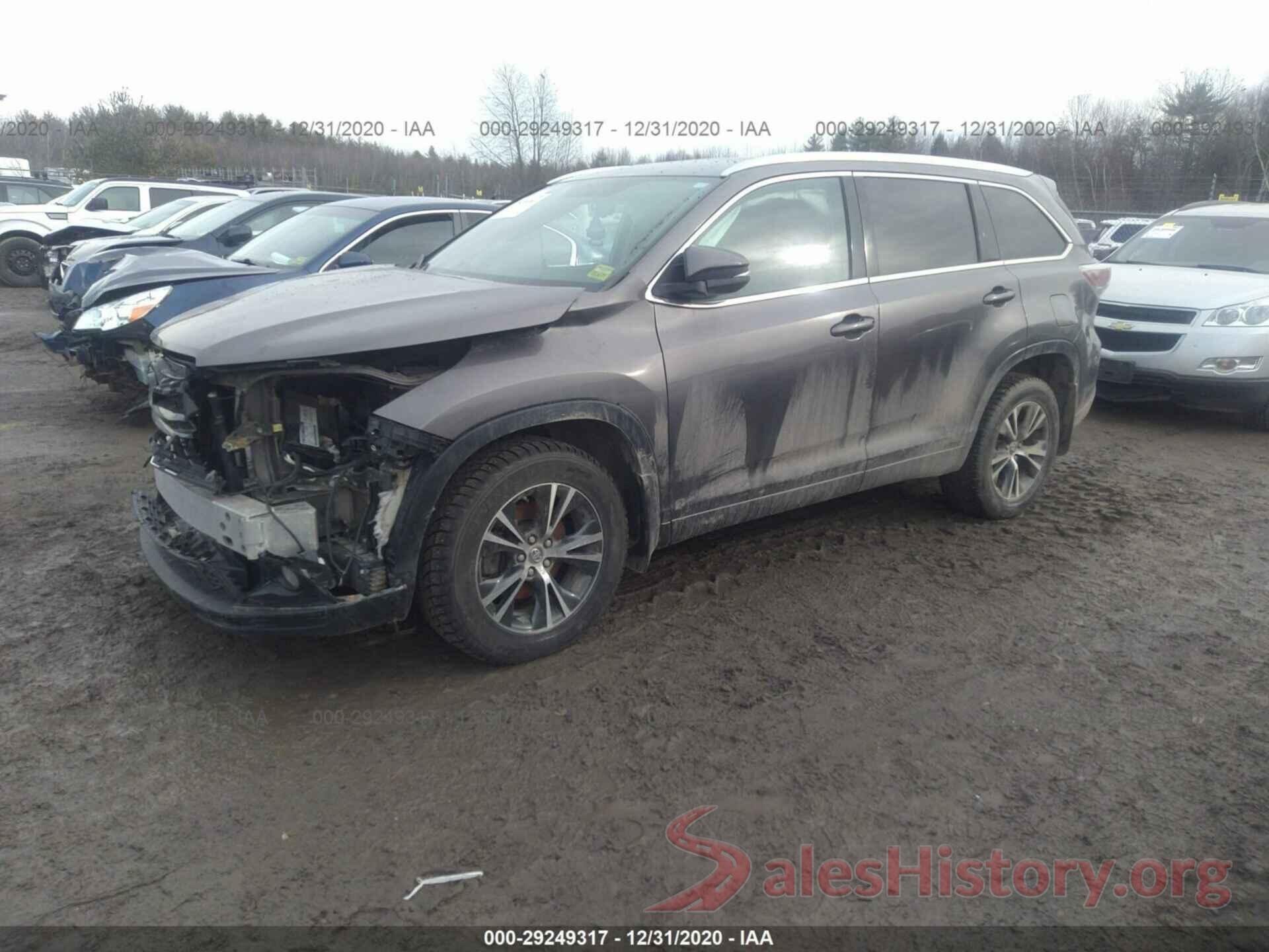 5TDJKRFH2GS504072 2016 TOYOTA HIGHLANDER