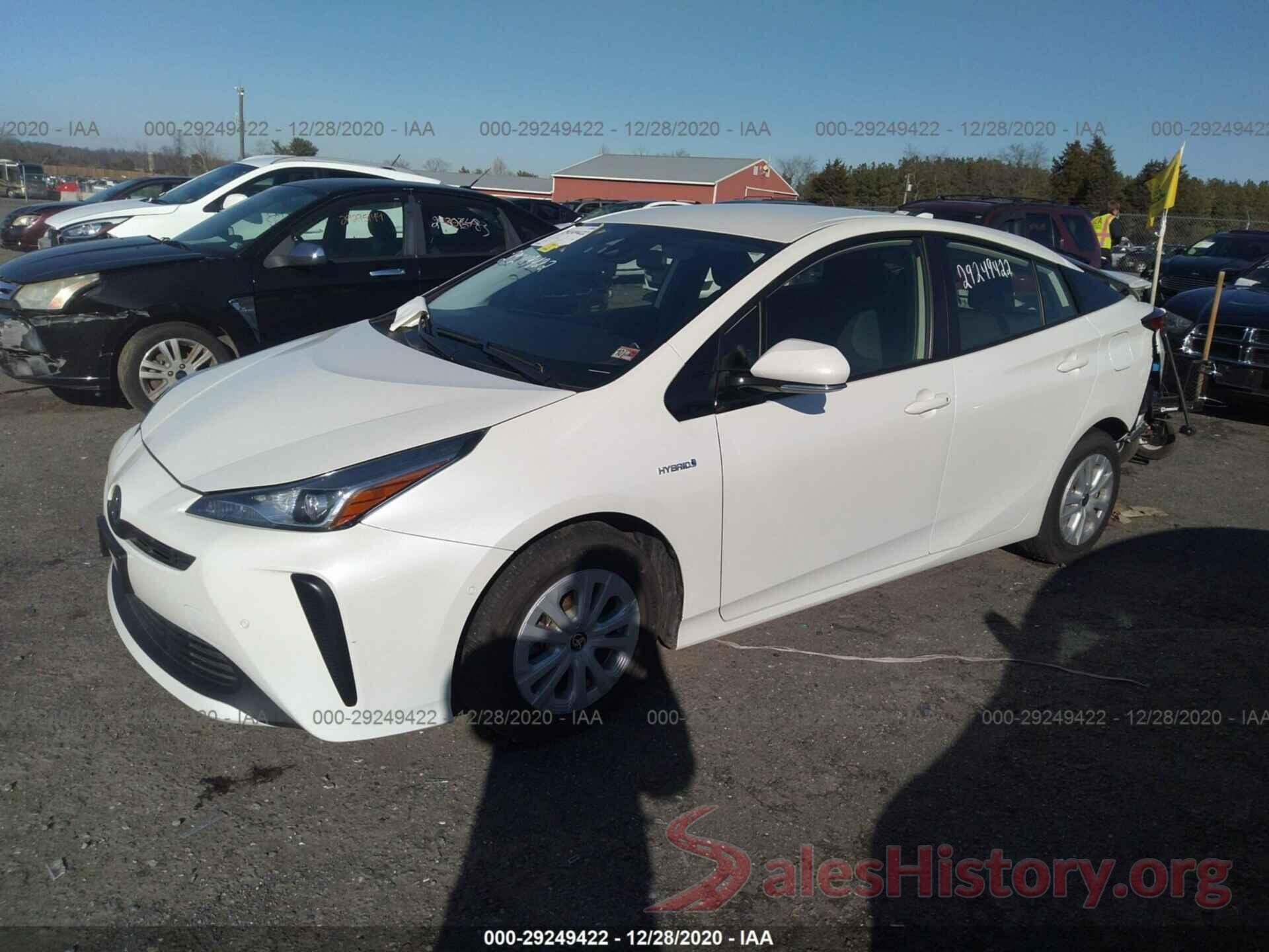 JTDKARFUXK3097200 2019 TOYOTA PRIUS