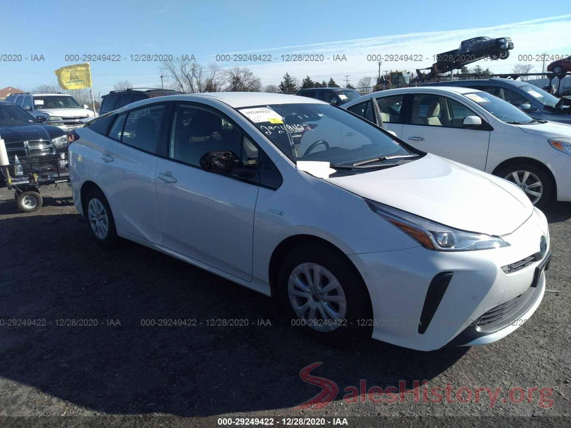 JTDKARFUXK3097200 2019 TOYOTA PRIUS