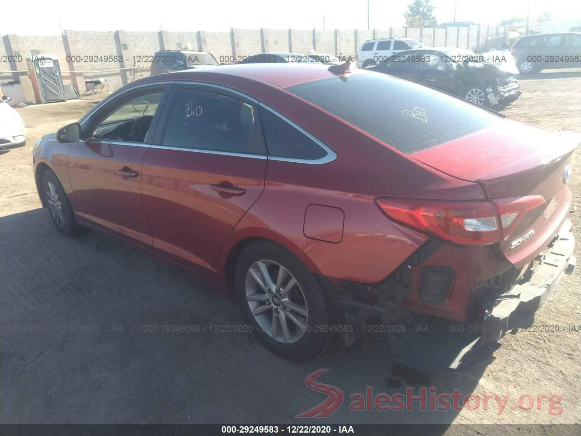 5NPE24AFXGH383727 2016 HYUNDAI SONATA