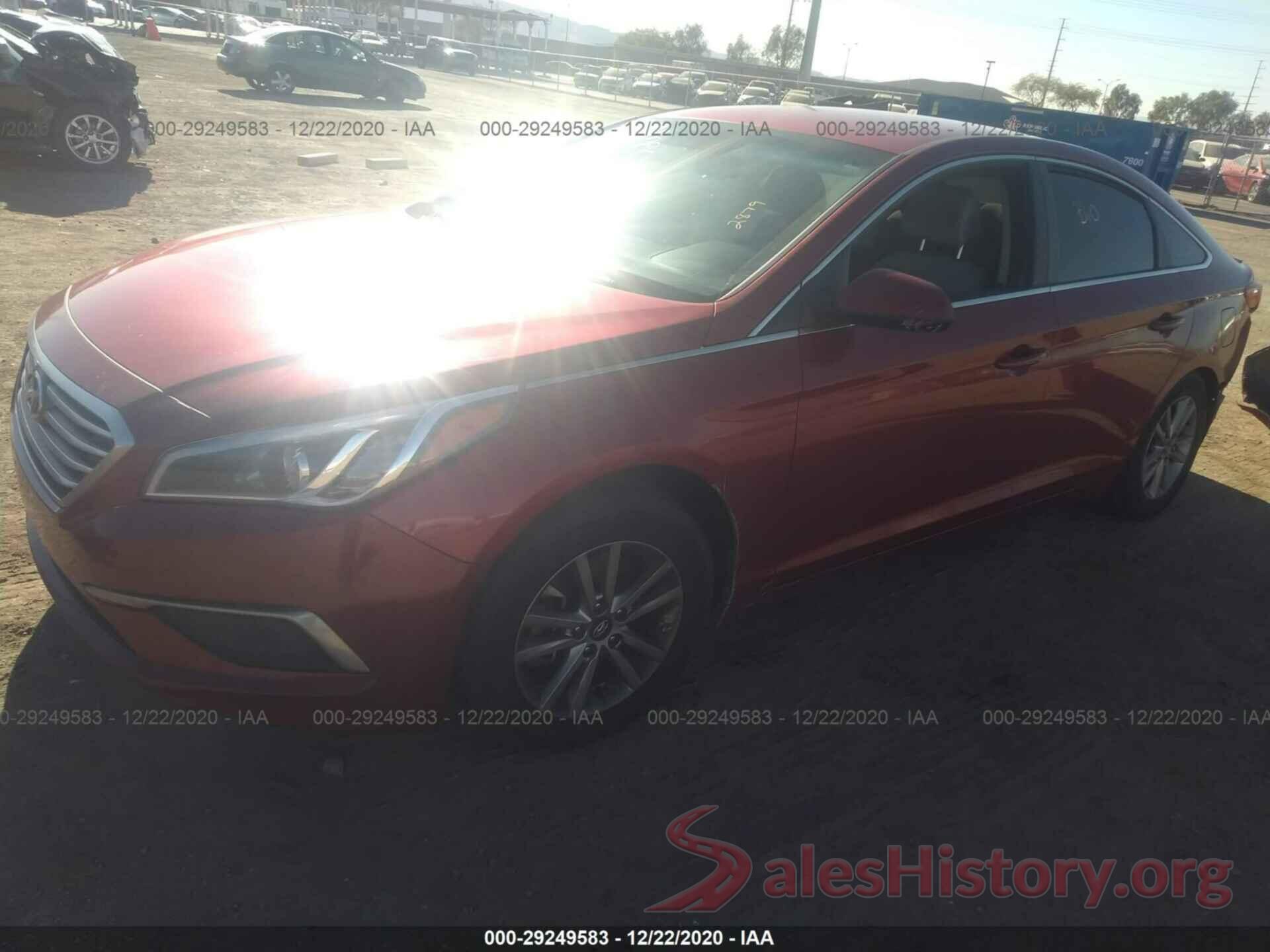 5NPE24AFXGH383727 2016 HYUNDAI SONATA