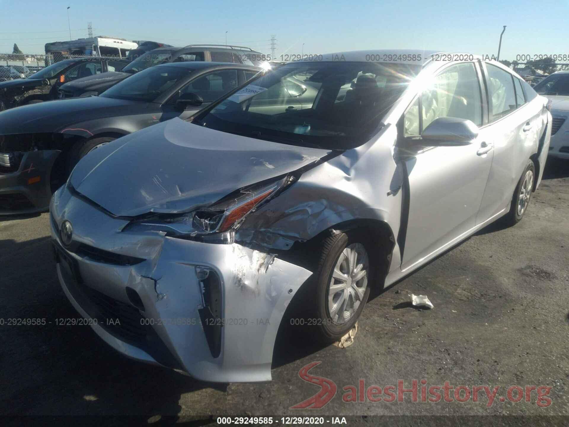 JTDKARFU5L3111148 2020 TOYOTA PRIUS