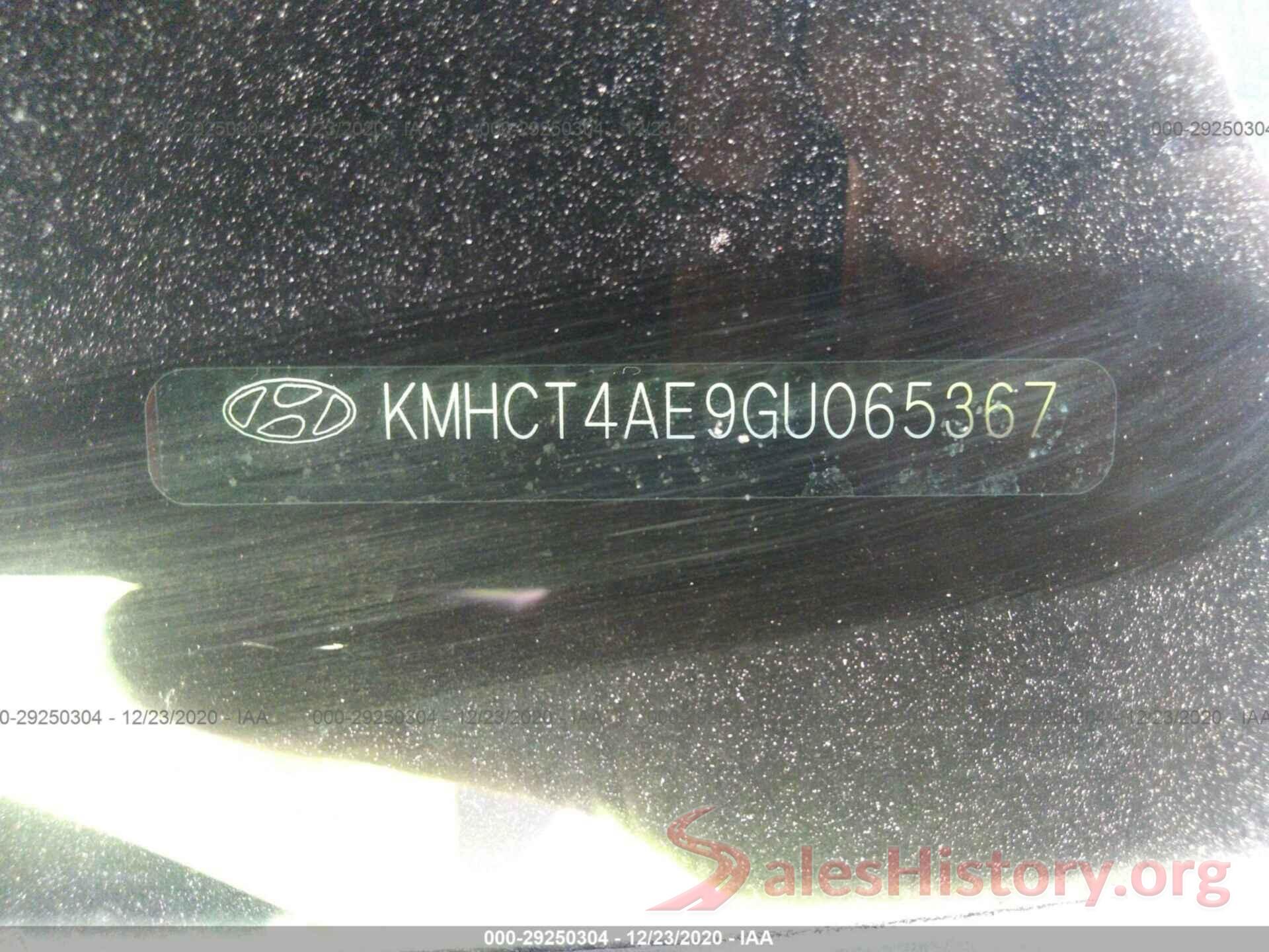 KMHCT4AE9GU065367 2016 HYUNDAI ACCENT