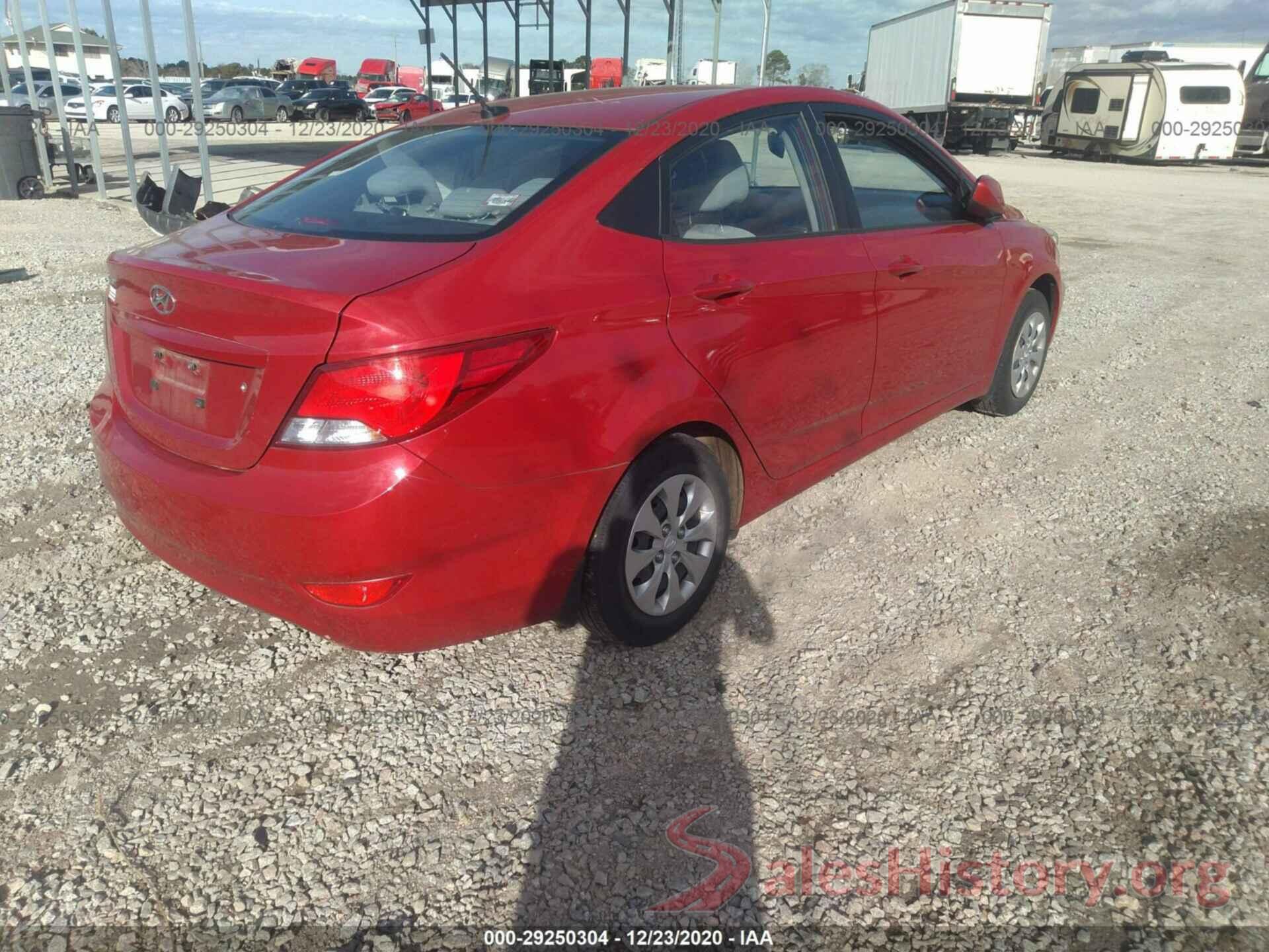 KMHCT4AE9GU065367 2016 HYUNDAI ACCENT