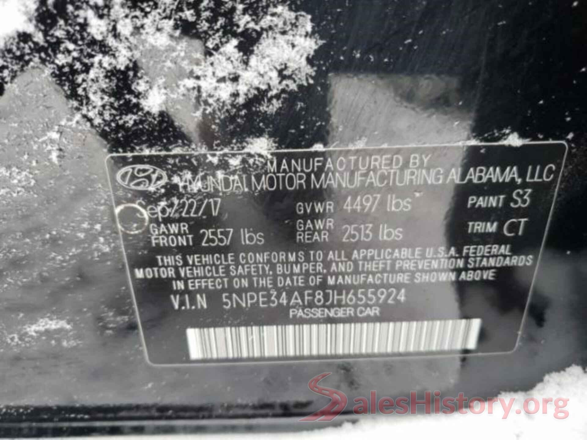 5NPE34AF8JH655924 2018 HYUNDAI SONATA