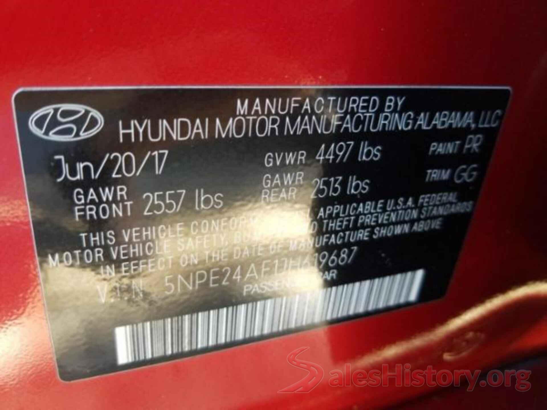 5NPE24AF1JH619687 2018 HYUNDAI SONATA