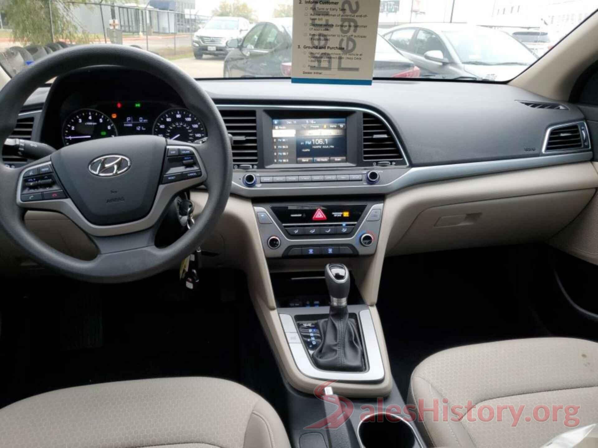 5NPD84LF1HH000217 2017 HYUNDAI ELANTRA