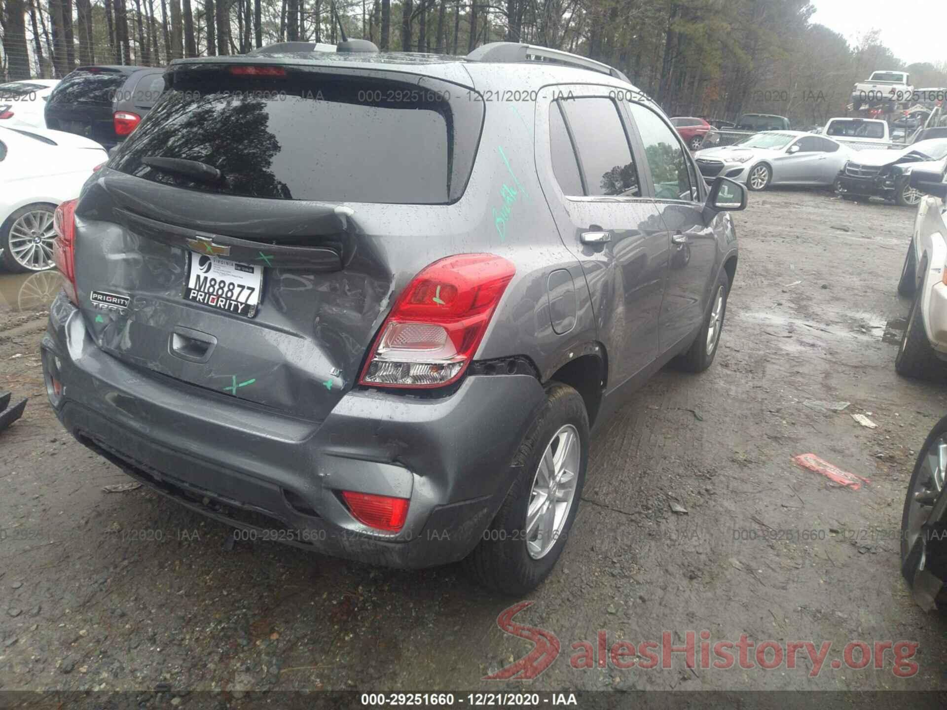 3GNCJLSB5LL259303 2020 CHEVROLET TRAX