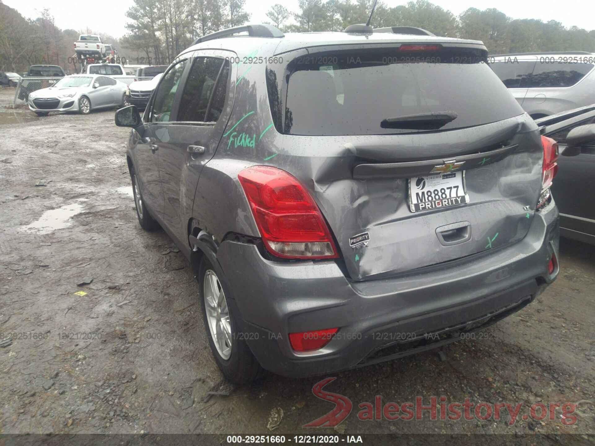 3GNCJLSB5LL259303 2020 CHEVROLET TRAX