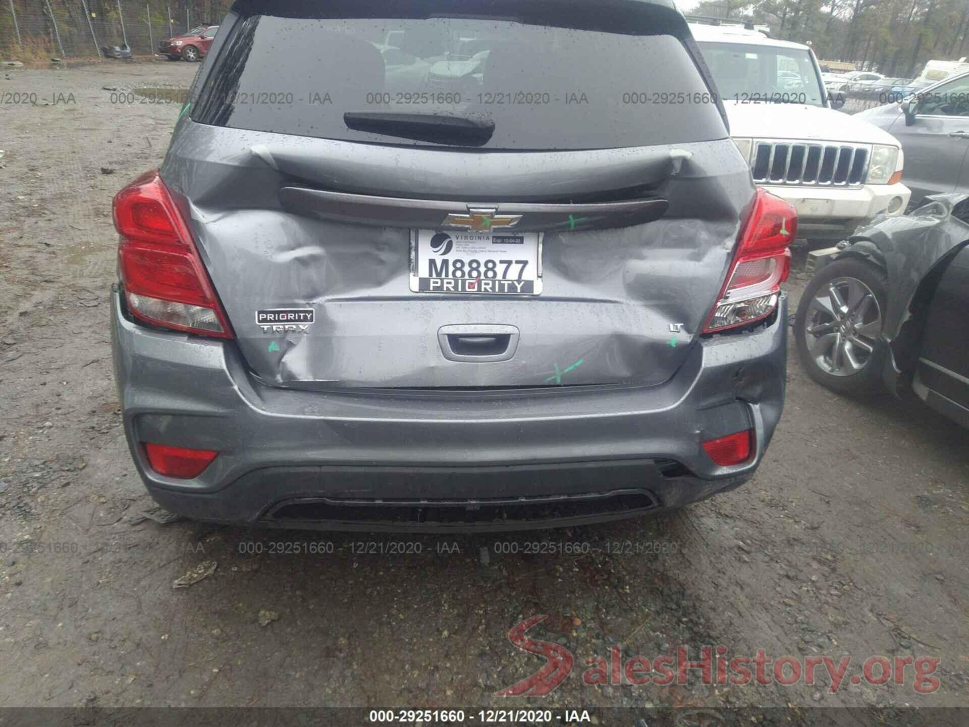 3GNCJLSB5LL259303 2020 CHEVROLET TRAX