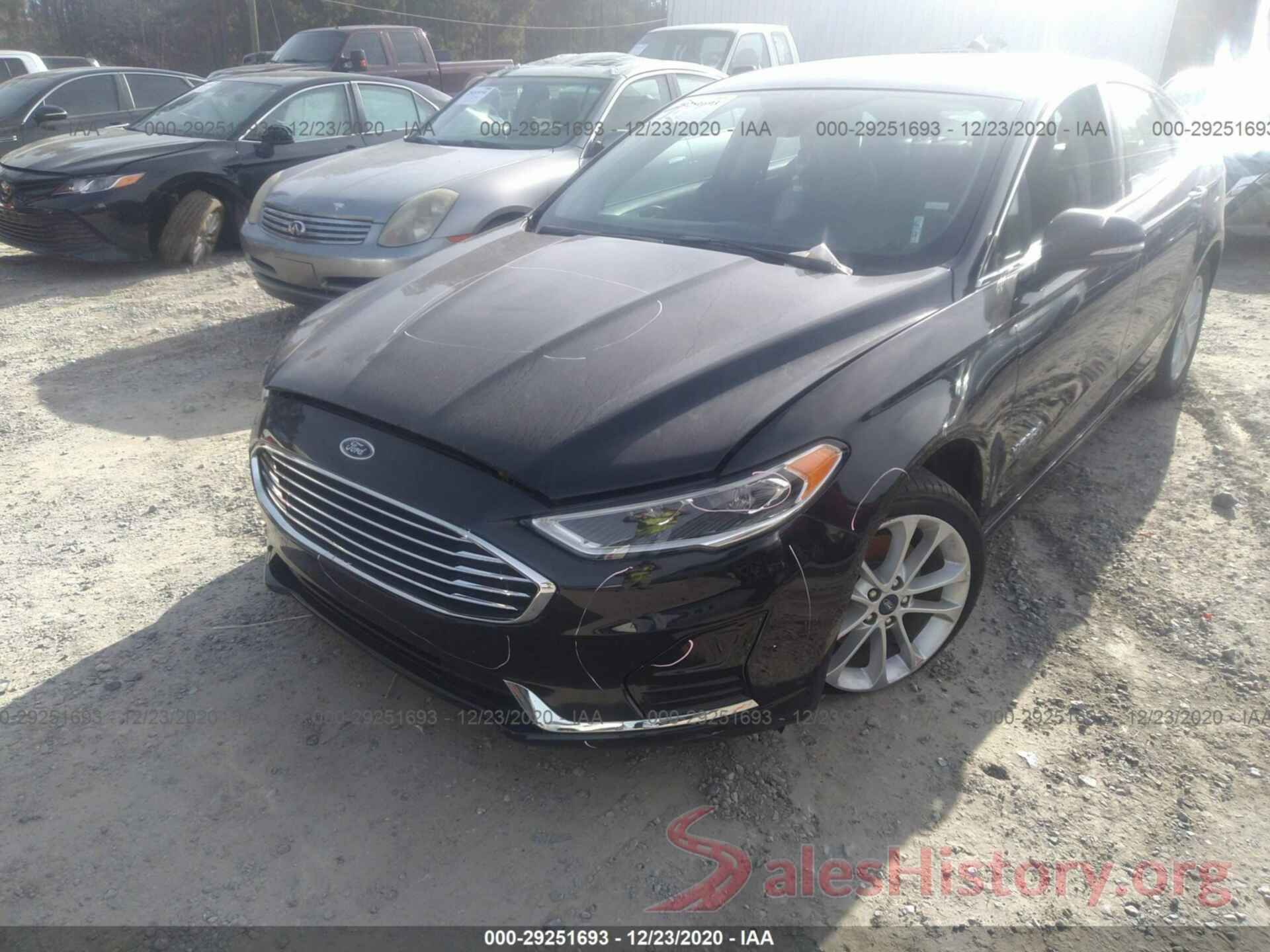 3FA6P0MU4KR110061 2019 FORD FUSION HYBRID