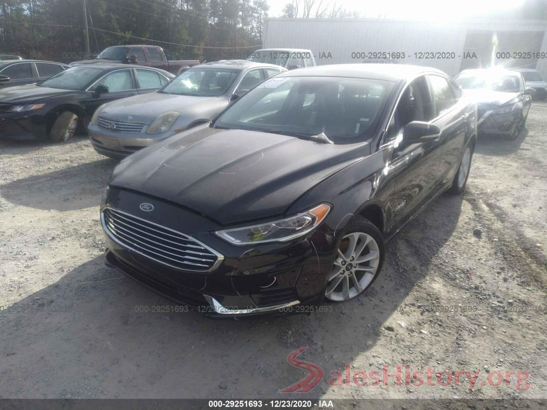 3FA6P0MU4KR110061 2019 FORD FUSION HYBRID