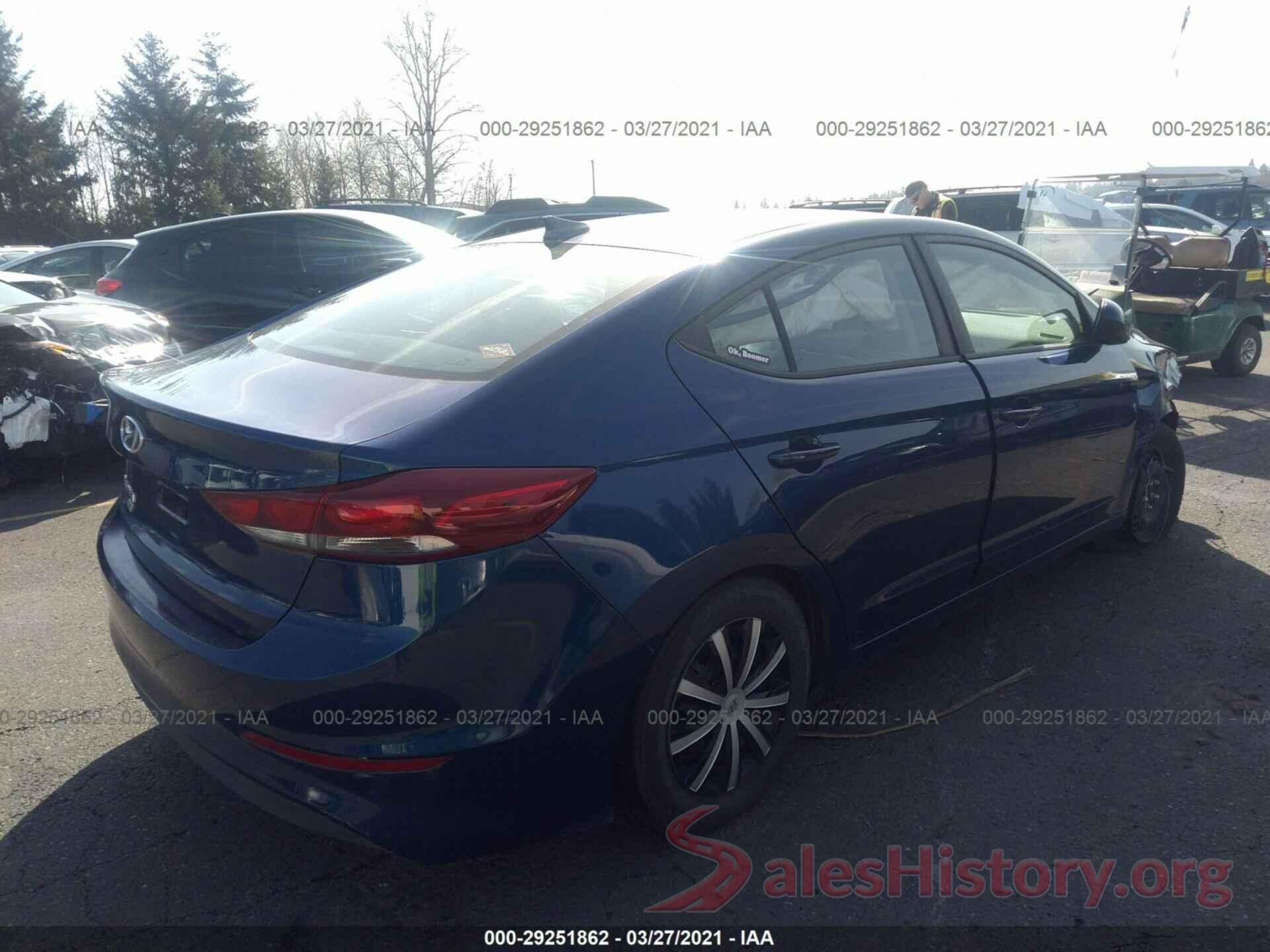 5NPD74LF1HH182911 2017 HYUNDAI ELANTRA