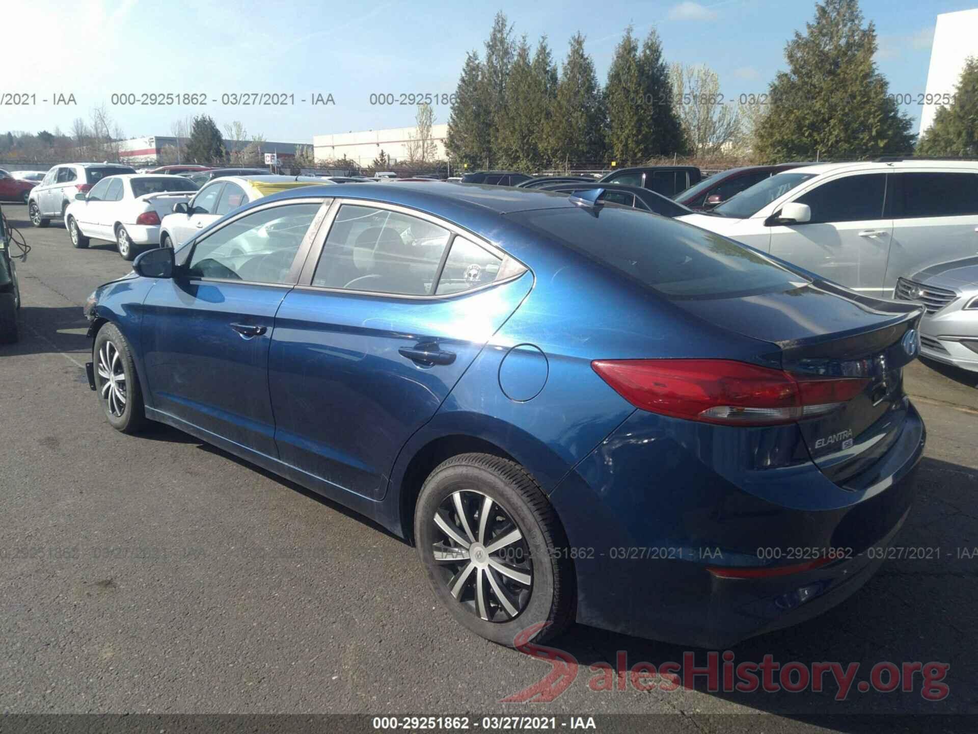 5NPD74LF1HH182911 2017 HYUNDAI ELANTRA