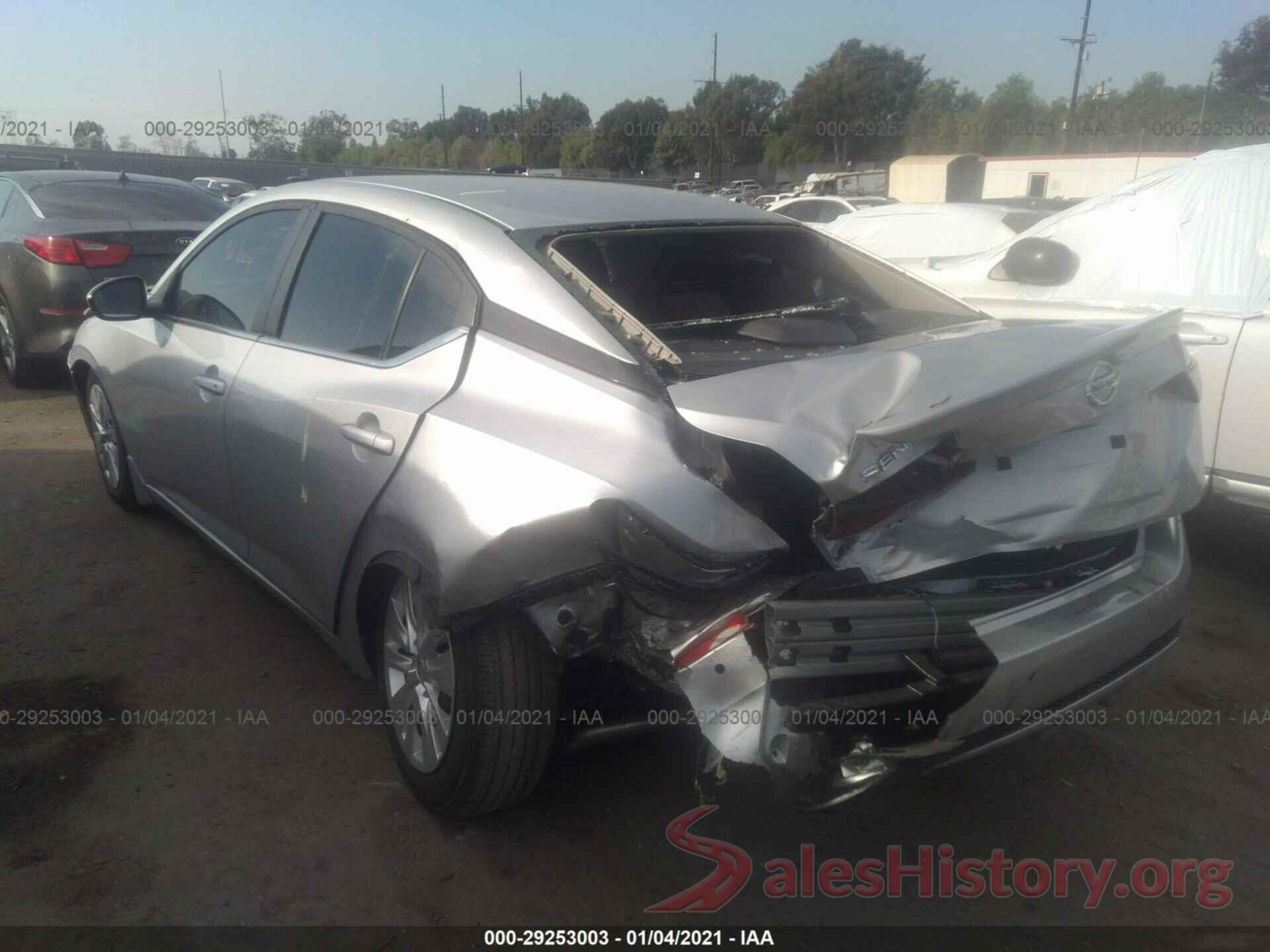 3N1AB8BV0LY257467 2020 NISSAN SENTRA