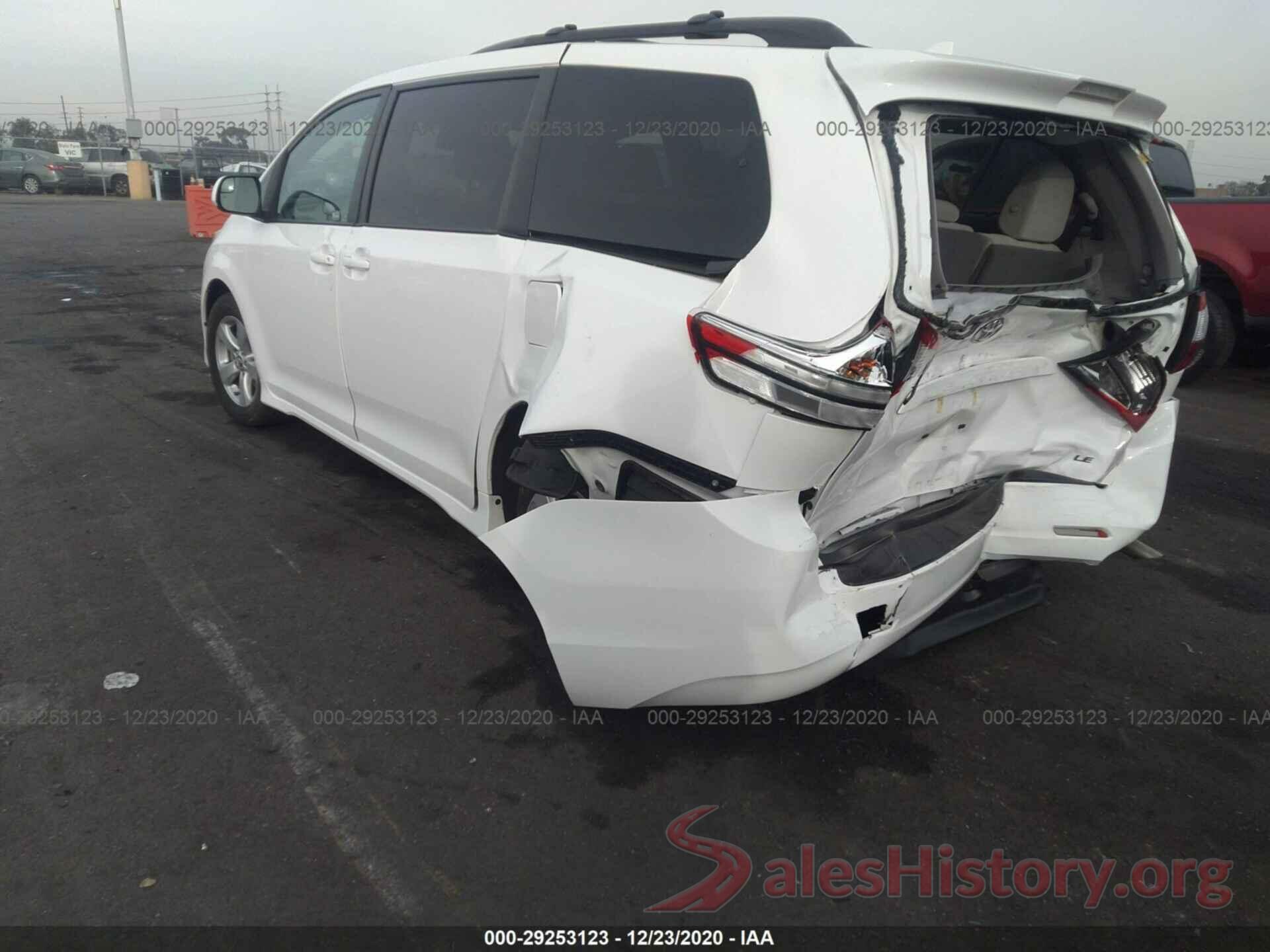 5TDKZ3DC3KS007853 2019 TOYOTA SIENNA