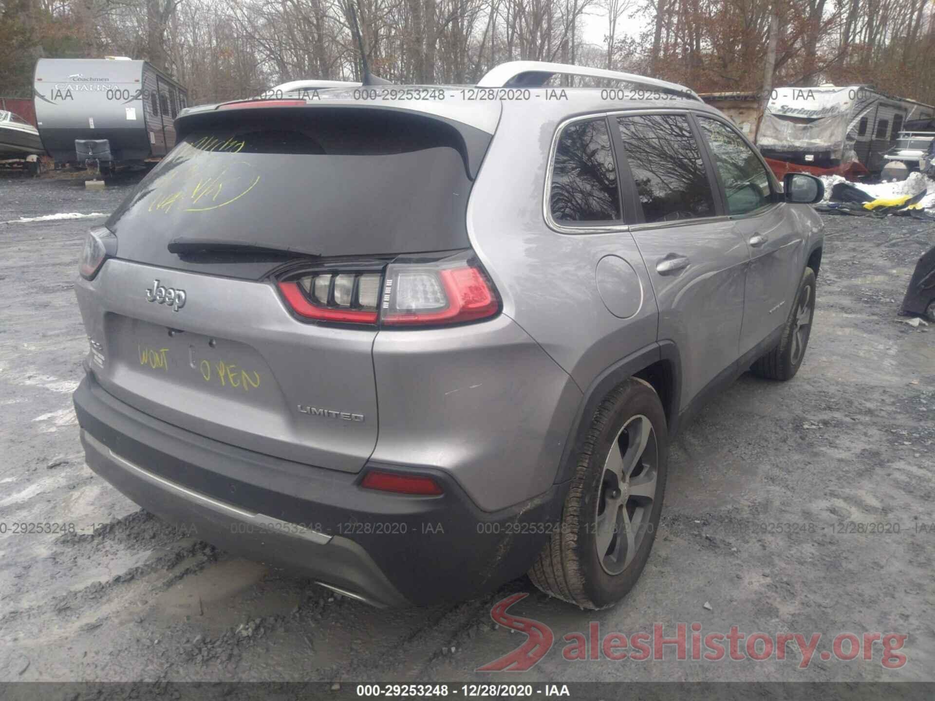 1C4PJMDN6KD133706 2019 JEEP CHEROKEE