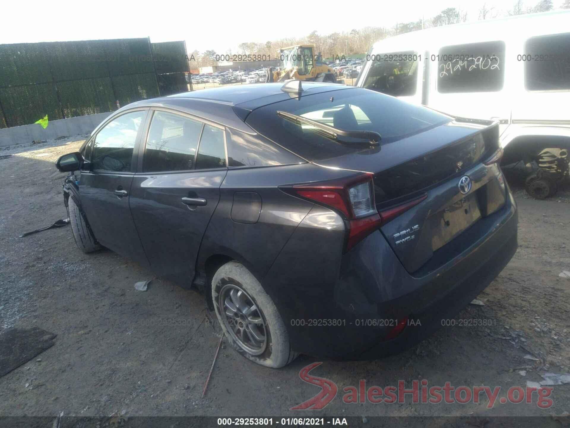 JTDL9RFU4L3013192 2020 TOYOTA PRIUS