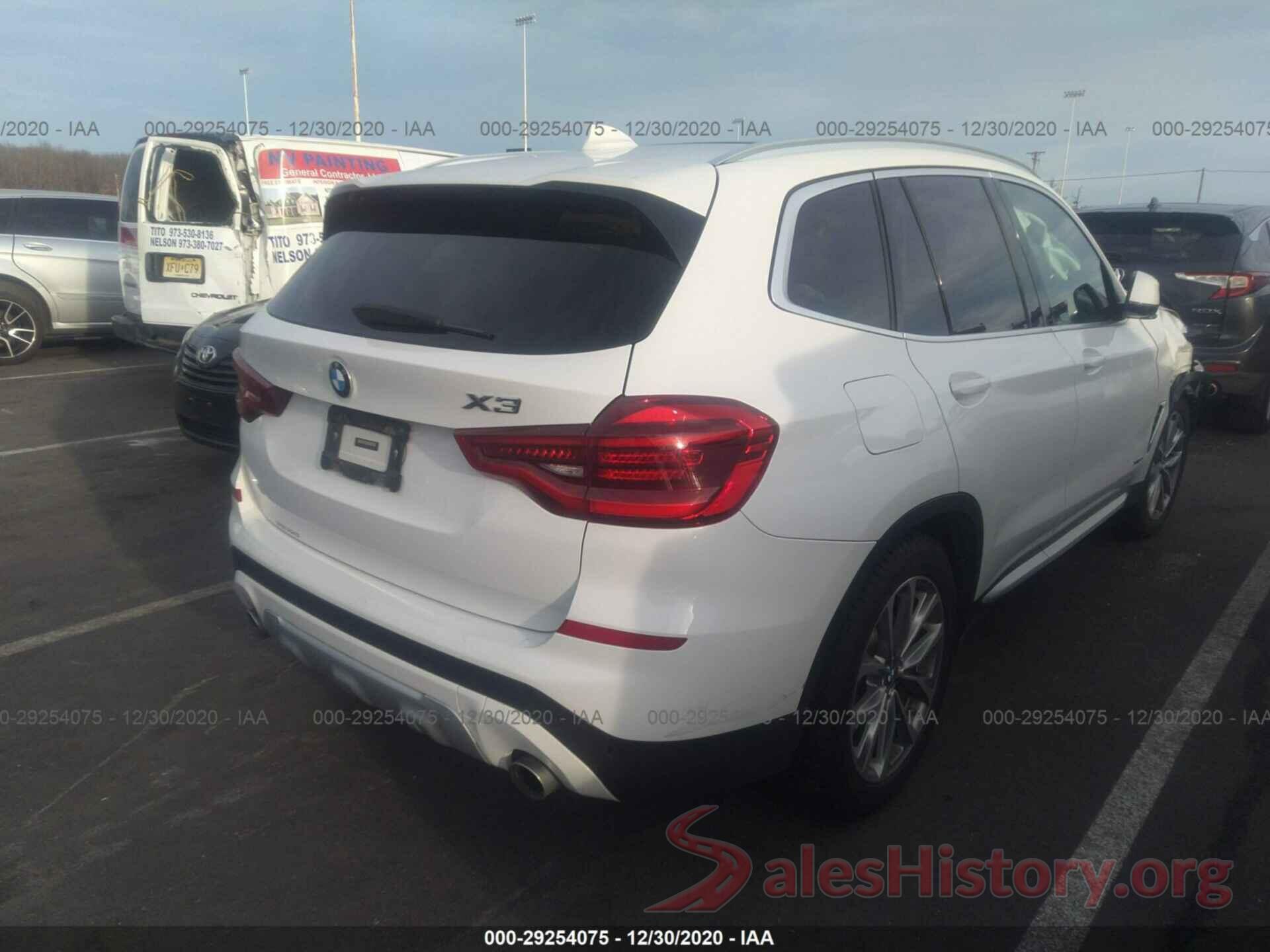 5UXTR9C5XJLD60778 2018 BMW X3