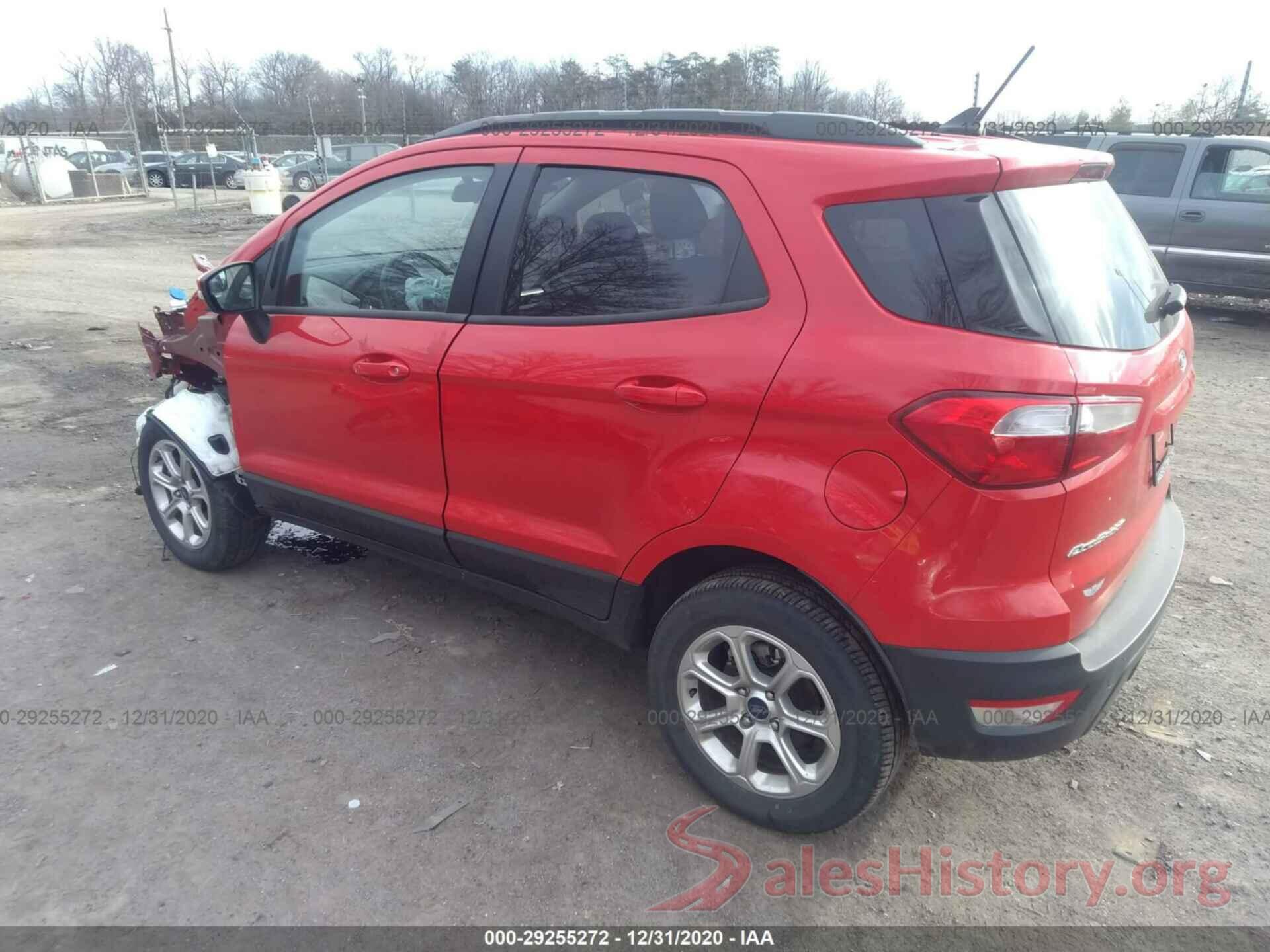 MAJ6S3GL7KC255354 2019 FORD ECOSPORT