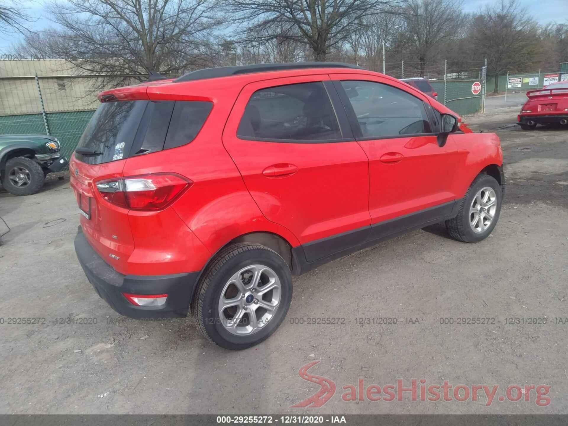 MAJ6S3GL7KC255354 2019 FORD ECOSPORT