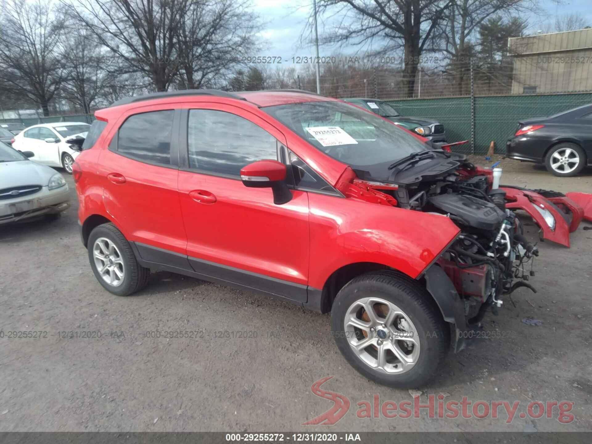 MAJ6S3GL7KC255354 2019 FORD ECOSPORT