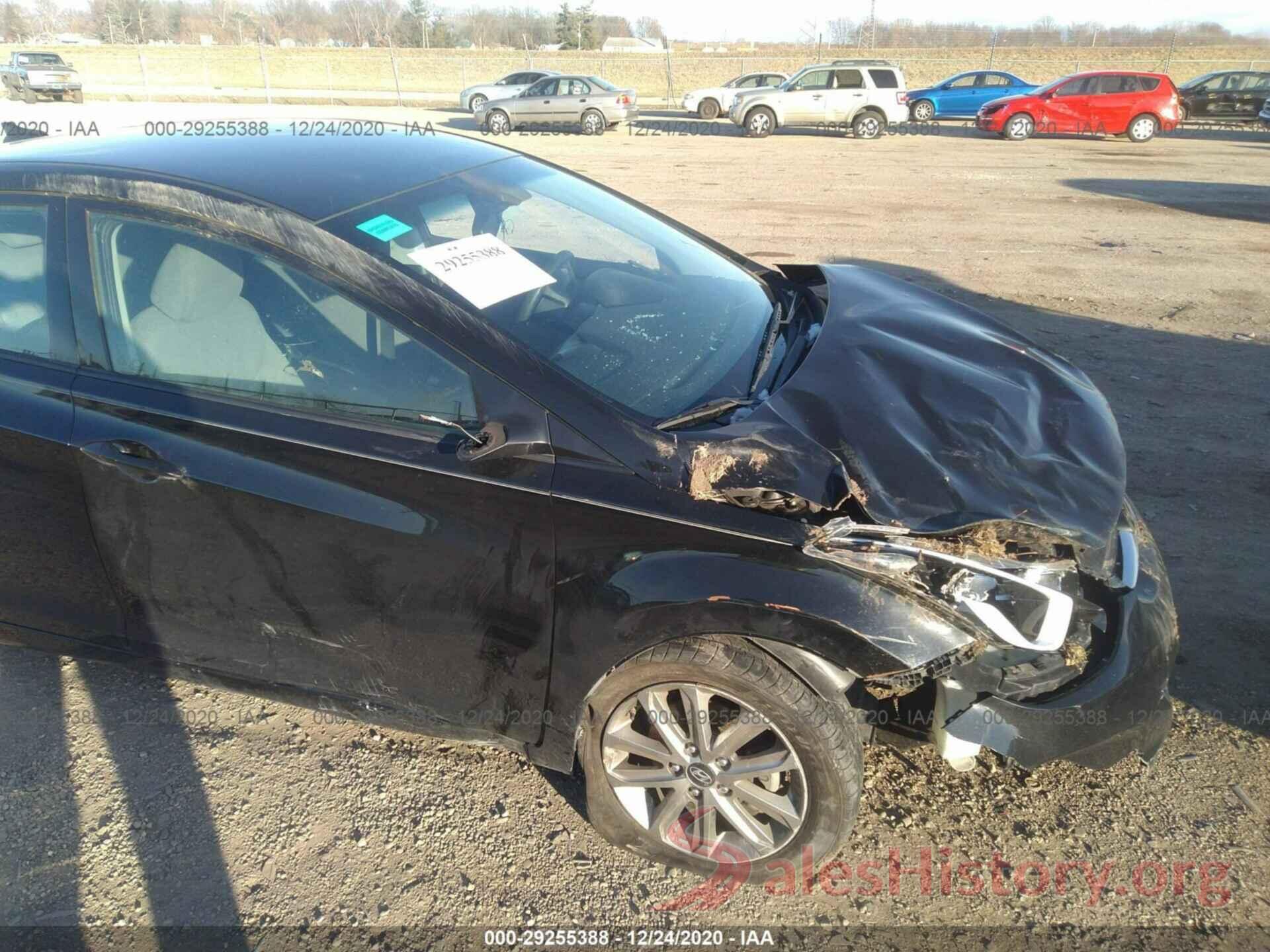 5NPDH4AE0GH662573 2016 HYUNDAI ELANTRA