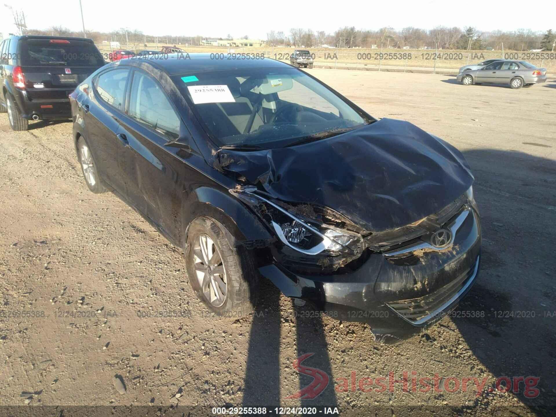 5NPDH4AE0GH662573 2016 HYUNDAI ELANTRA