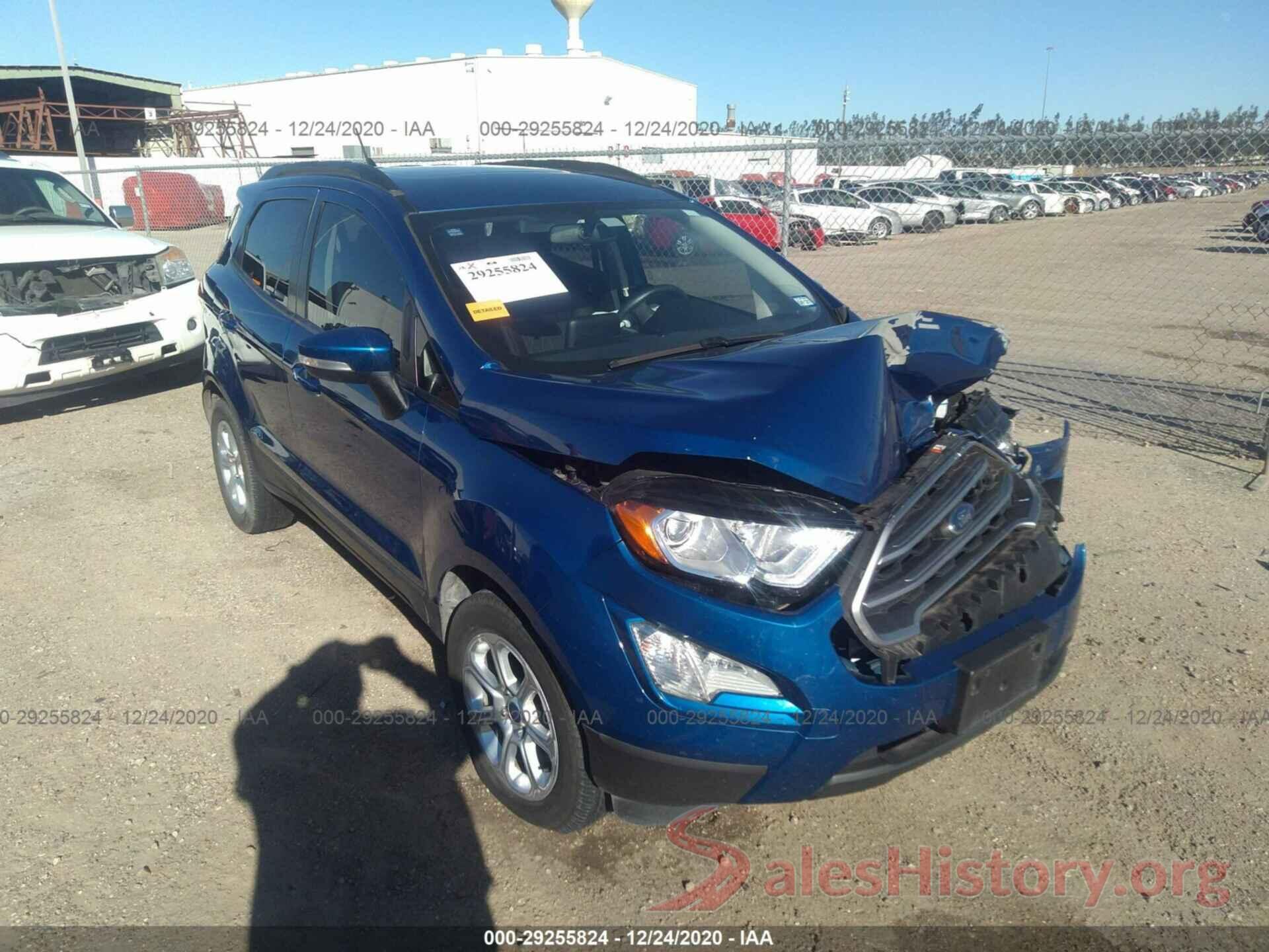 MAJ3S2GE3KC281089 2019 FORD ECOSPORT