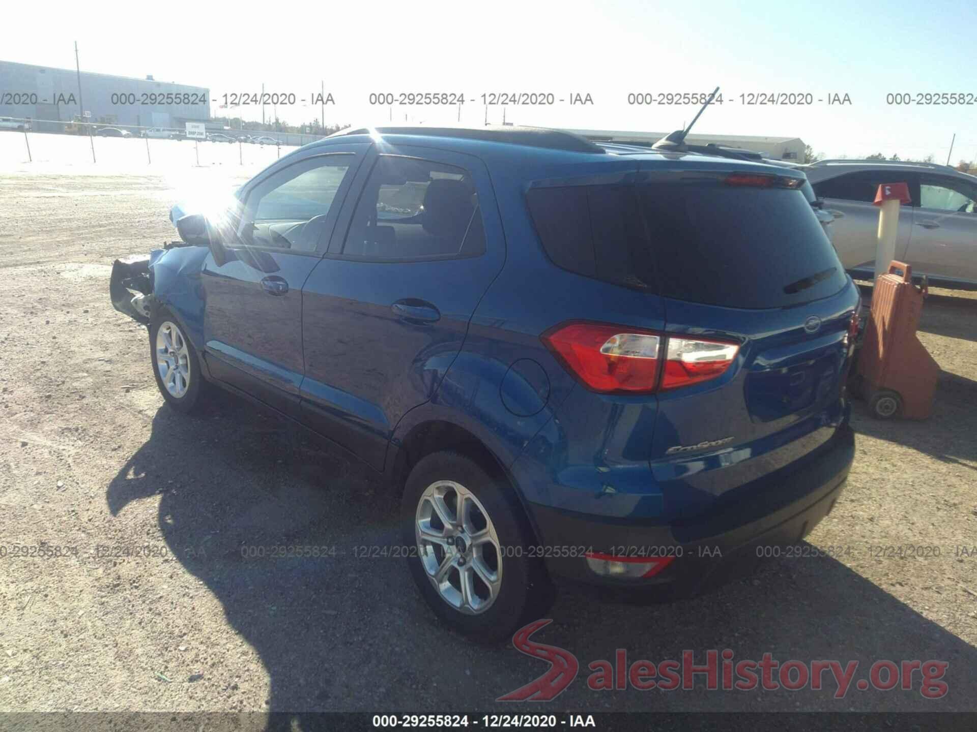 MAJ3S2GE3KC281089 2019 FORD ECOSPORT