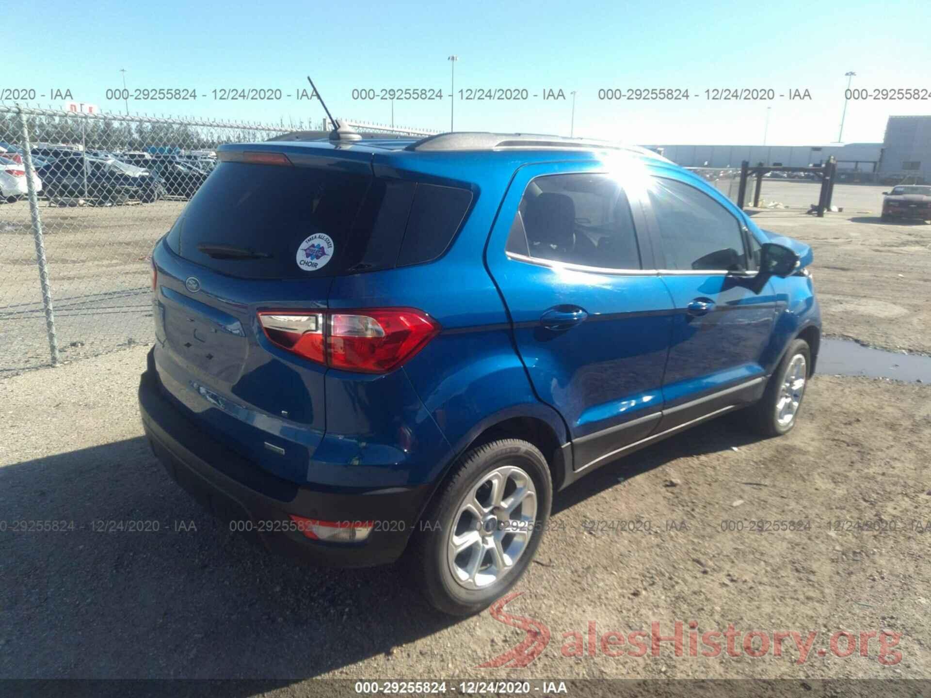 MAJ3S2GE3KC281089 2019 FORD ECOSPORT